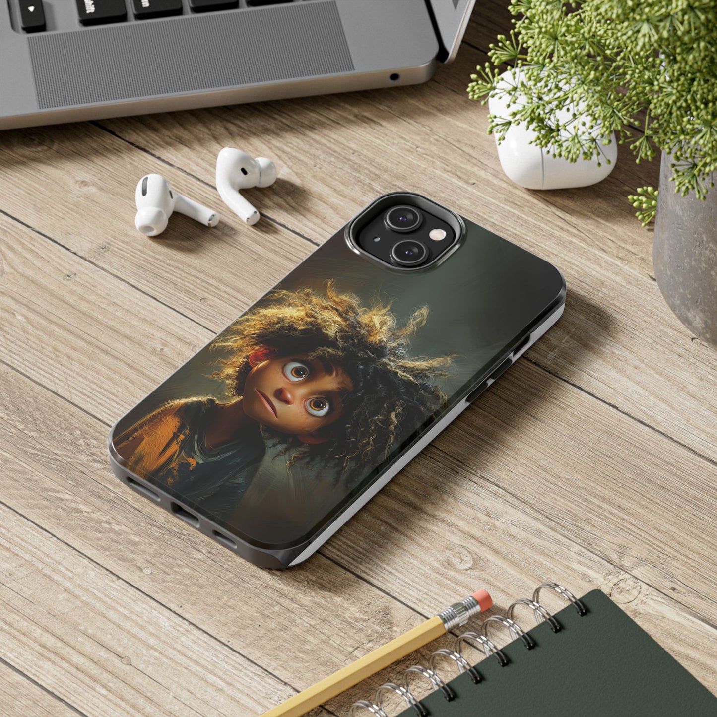 Whimsical Character Tough Phone Case for Kids
