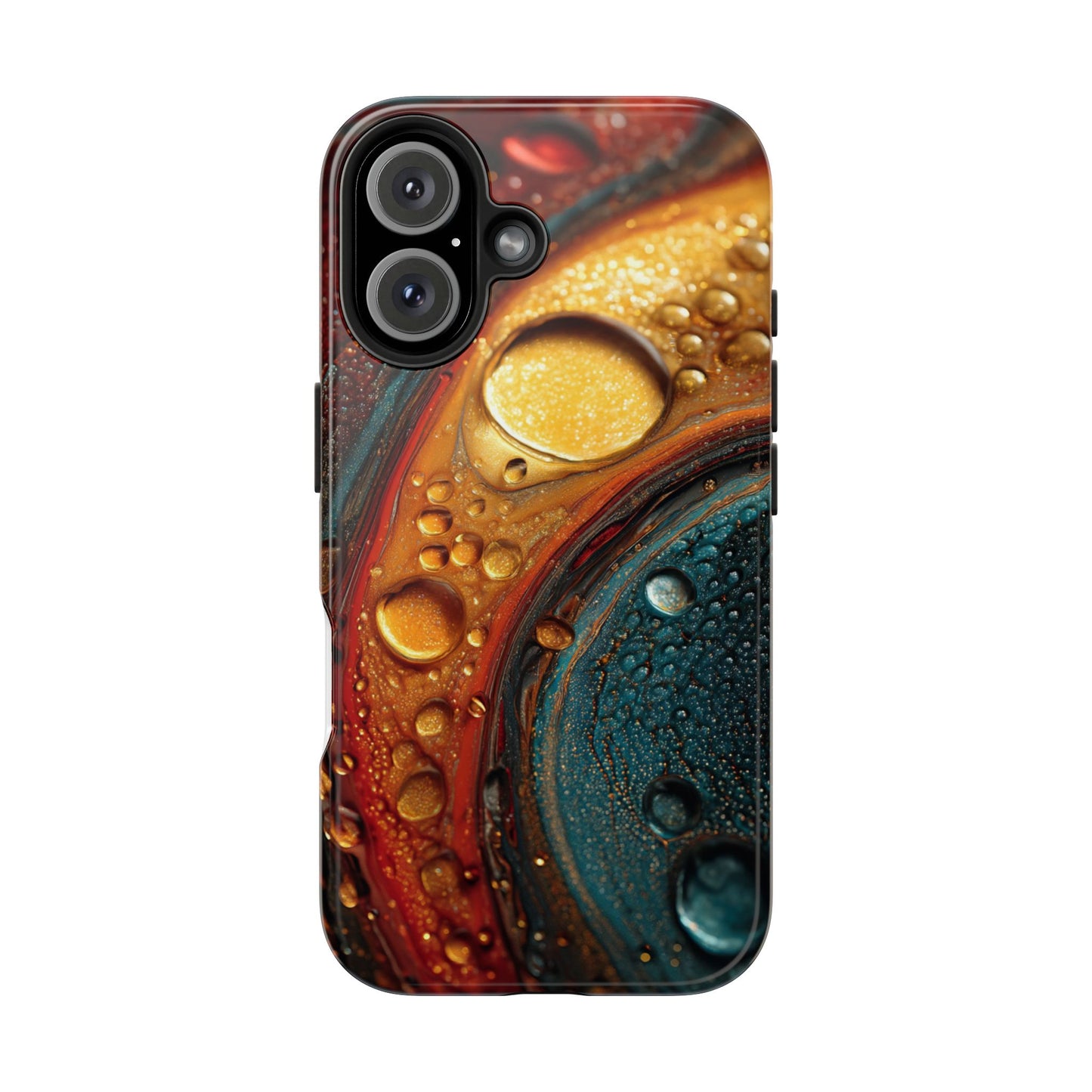 Vibrant Watercolor Tough Phone Case - Colorful Abstract Design