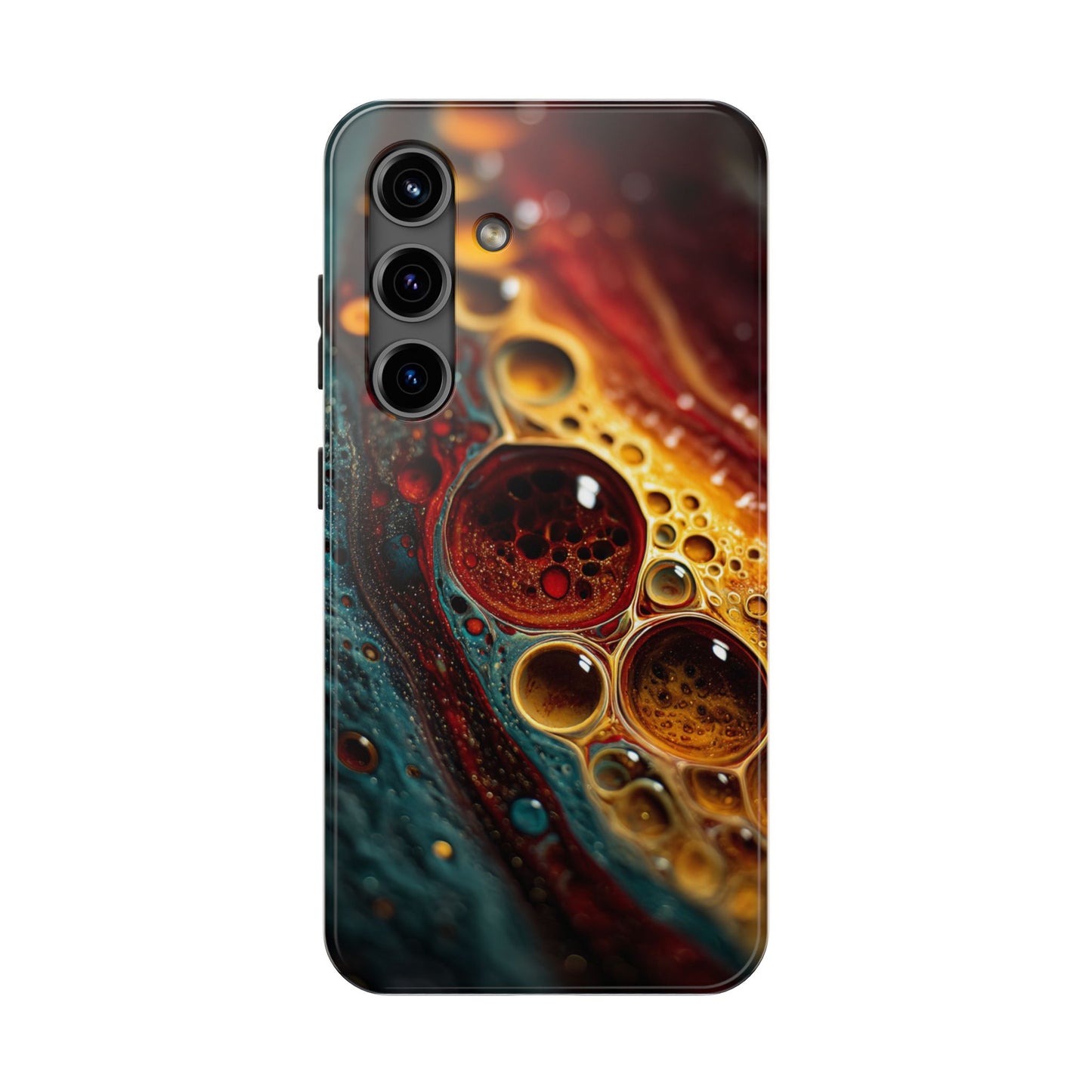 Vibrant Abstract Tough Phone Case - Unique Art for Stylish Protection