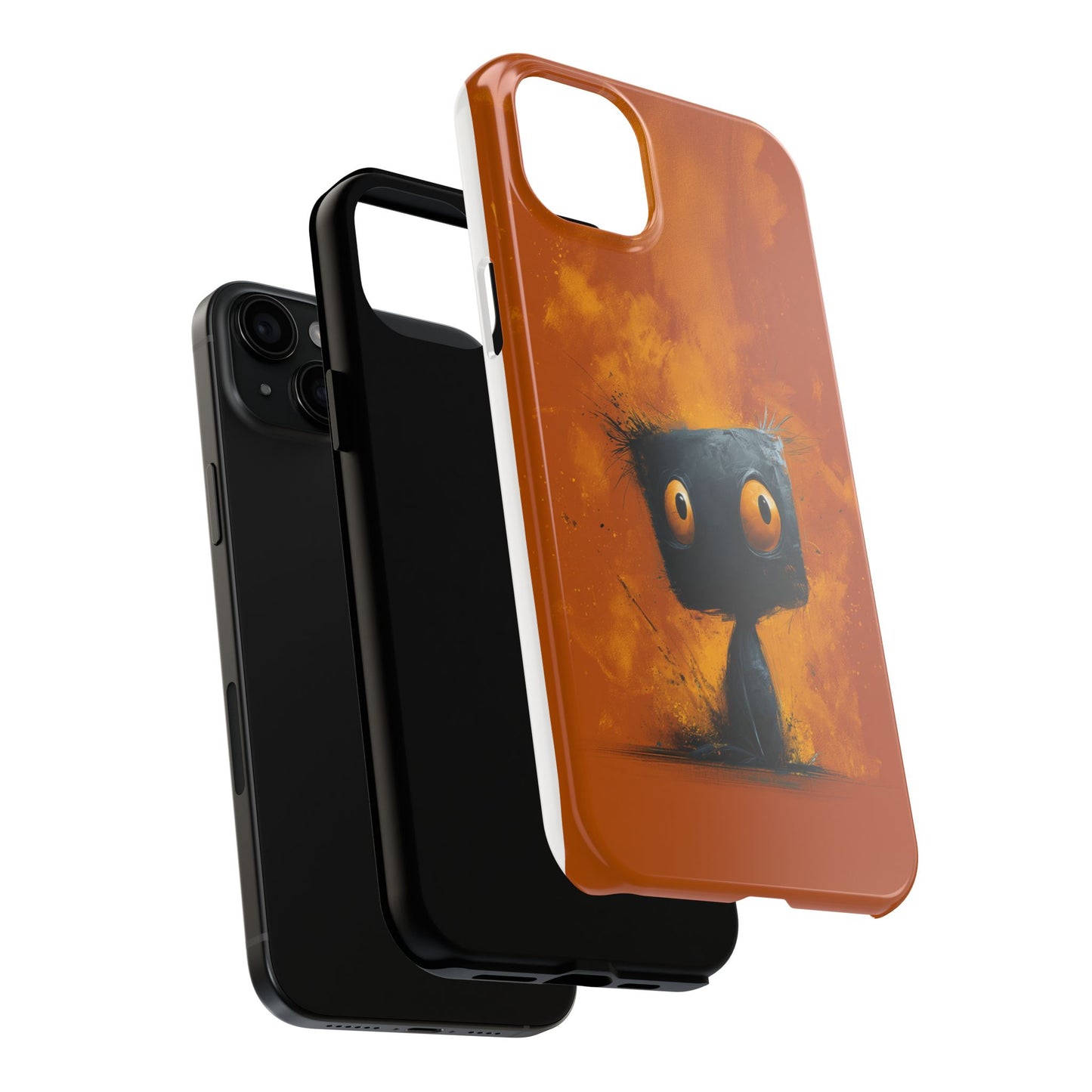 Cute Monster Tough Phone Case - Durable Protector for Kids & Adults