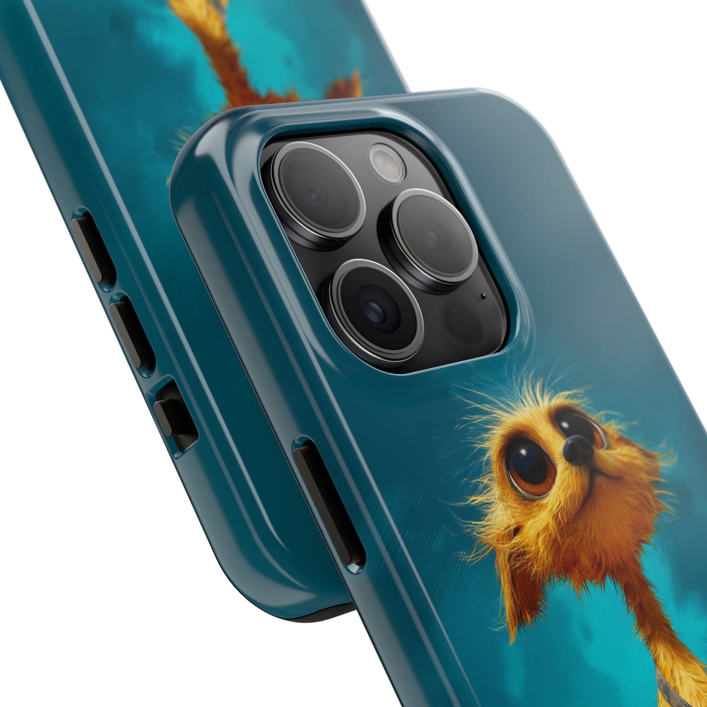 Whimsical Dog Art Tough Phone Case - Durable and Stylish Protection for Pet Lovers