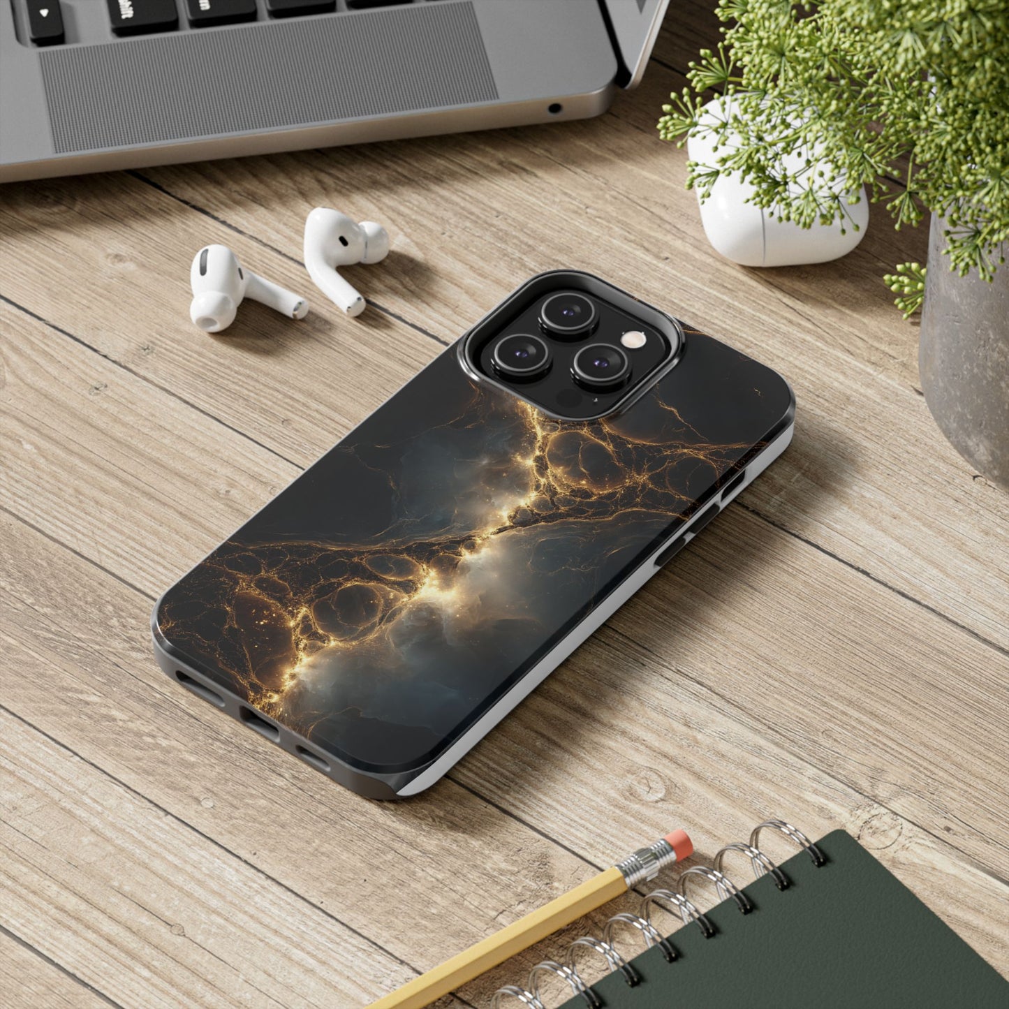 Galaxy Glow Tough Phone Case - Durable Design for Astronomical Vibes