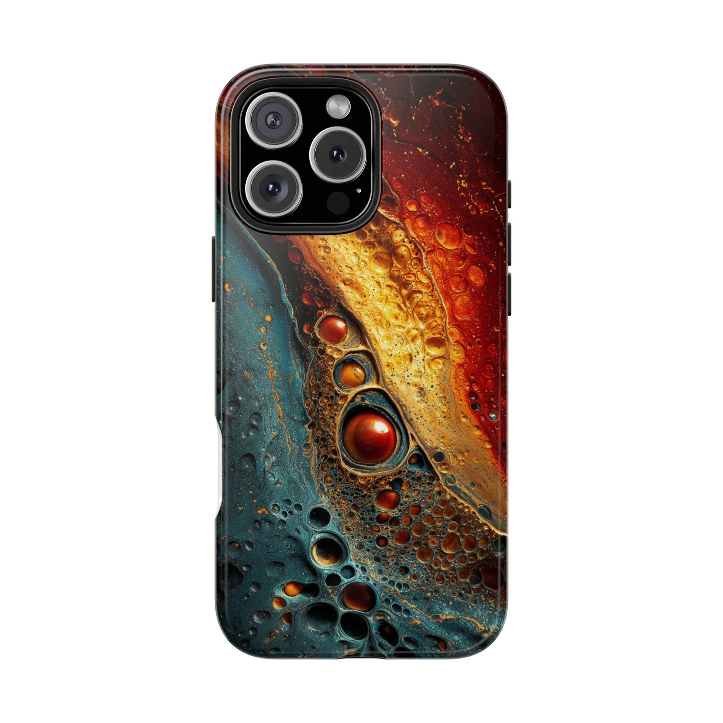 Abstract Colorful Tough Phone Case - Protective Cover with Unique Design