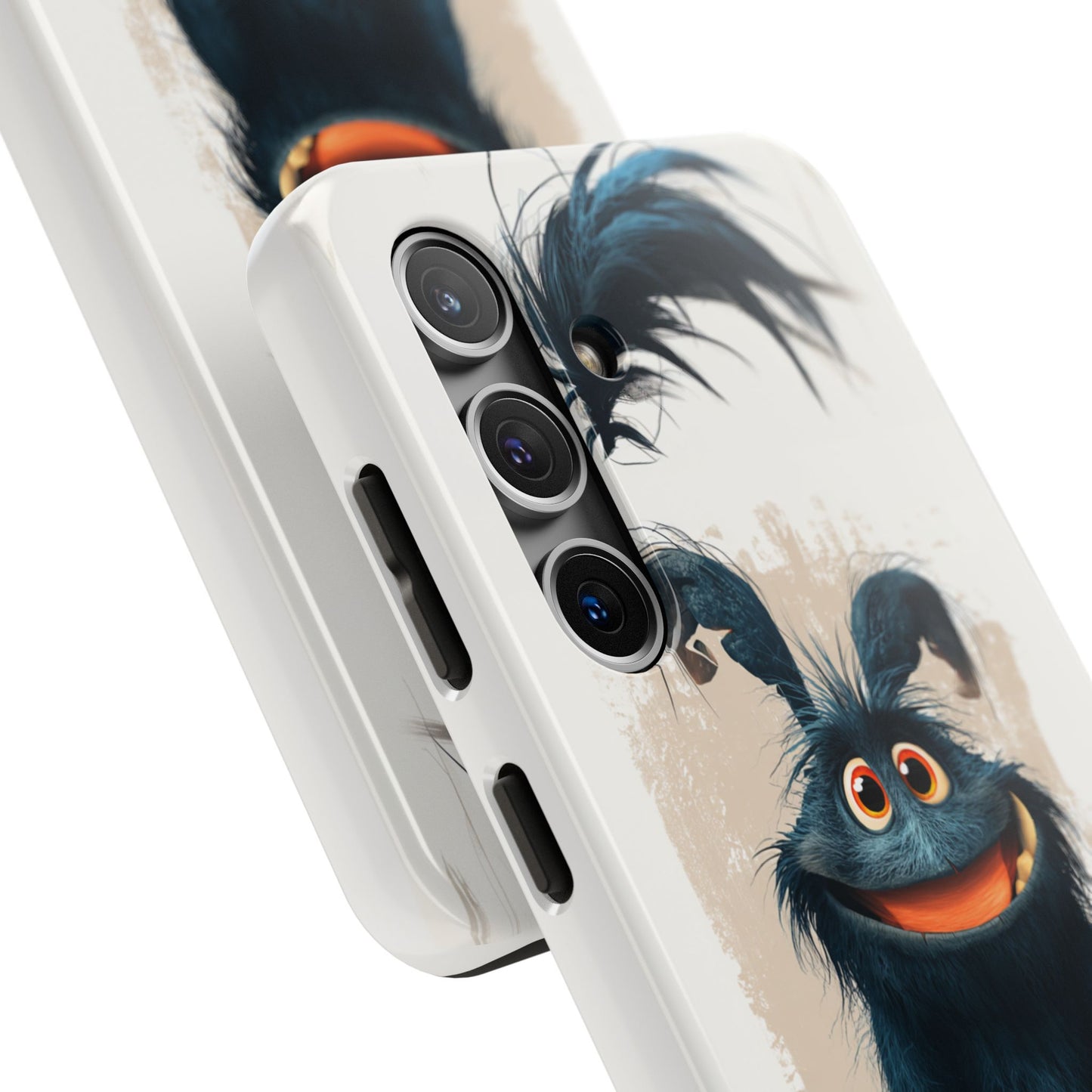 Whimsical Monster Tough Phone Case - Durable Protection for Fun-Loving Individuals