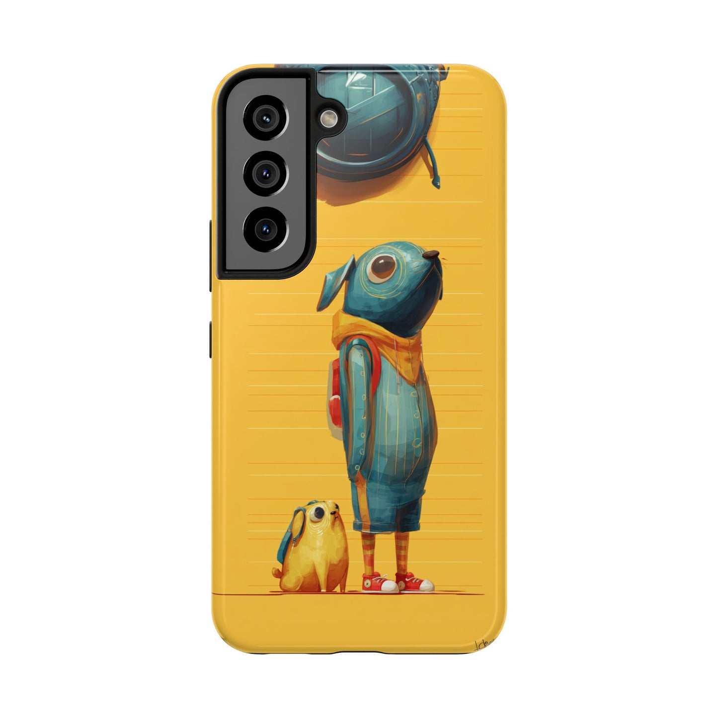 Colorful Animal Art Tough Phone Case - Perfect for Pet Lovers & Kids