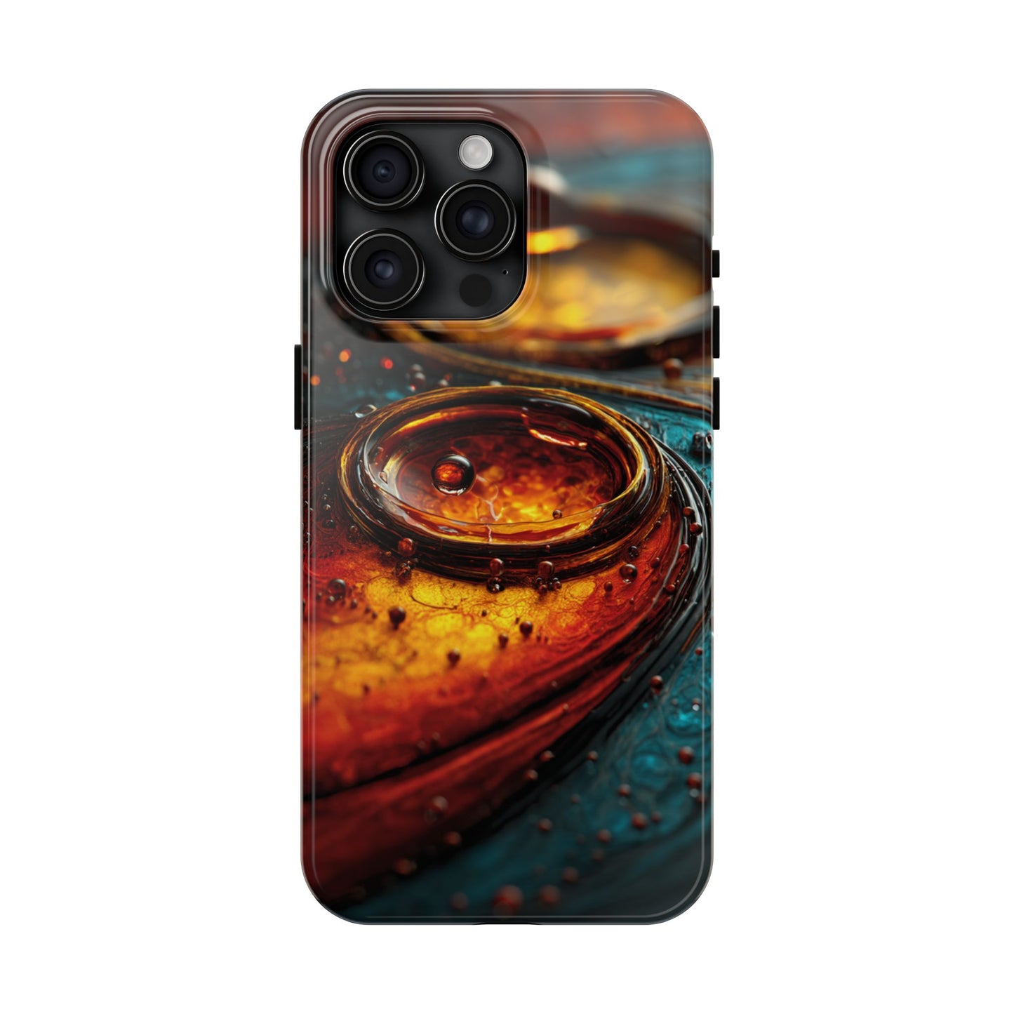 Artistic Tough Phone Case – Abstract Colorful Design for Unique Protection