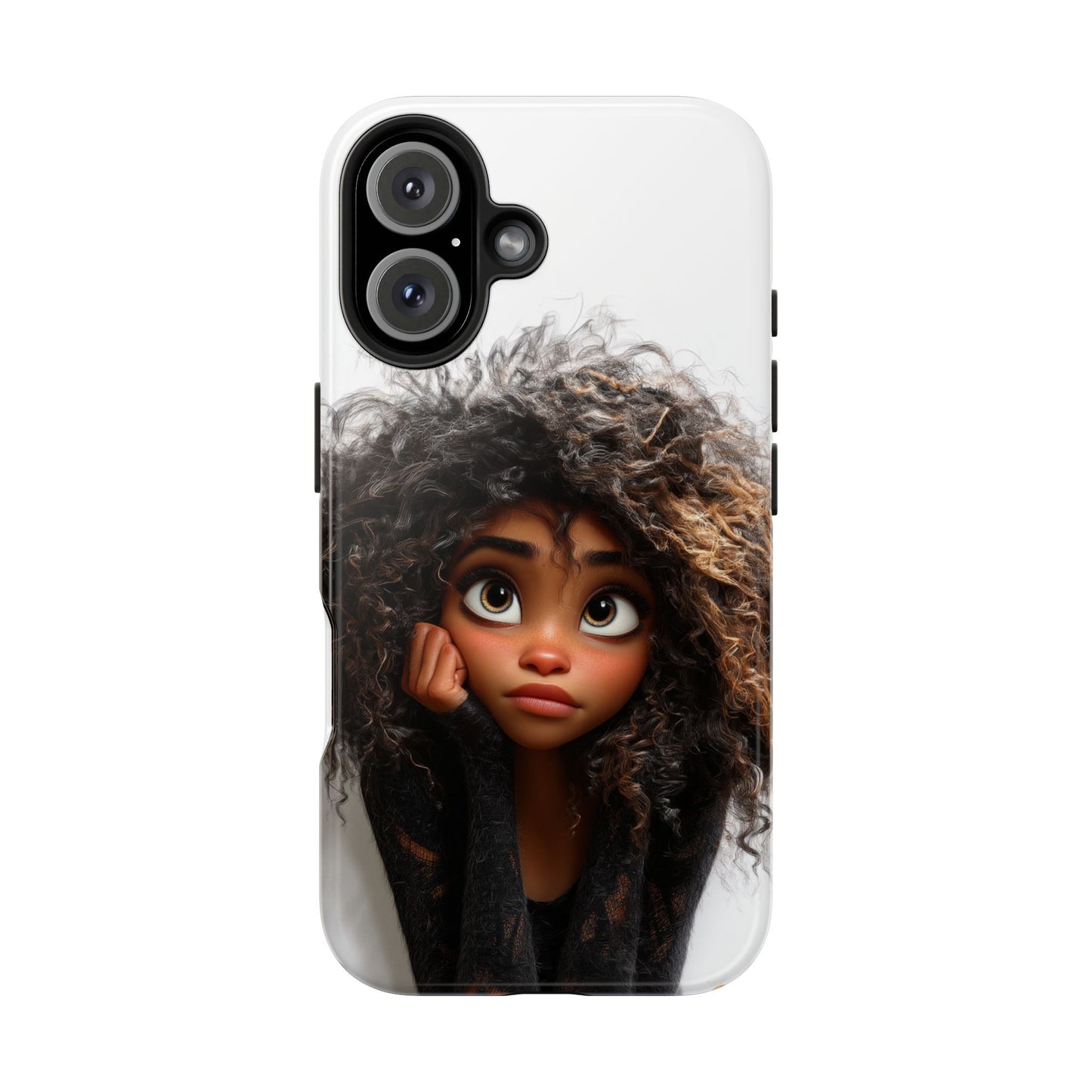 Whimsical Tough Phone Case – Playful Character Design for Teens & Creatives