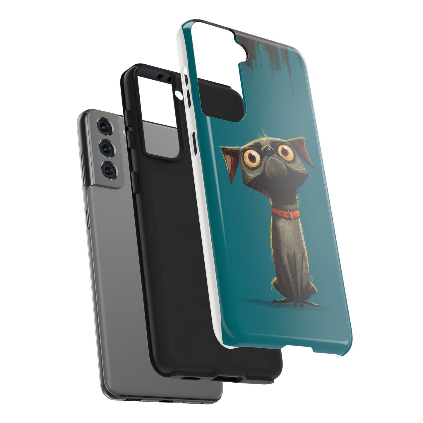 Cute Dog Tough Phone Case - Durable Protection for Pet Lovers