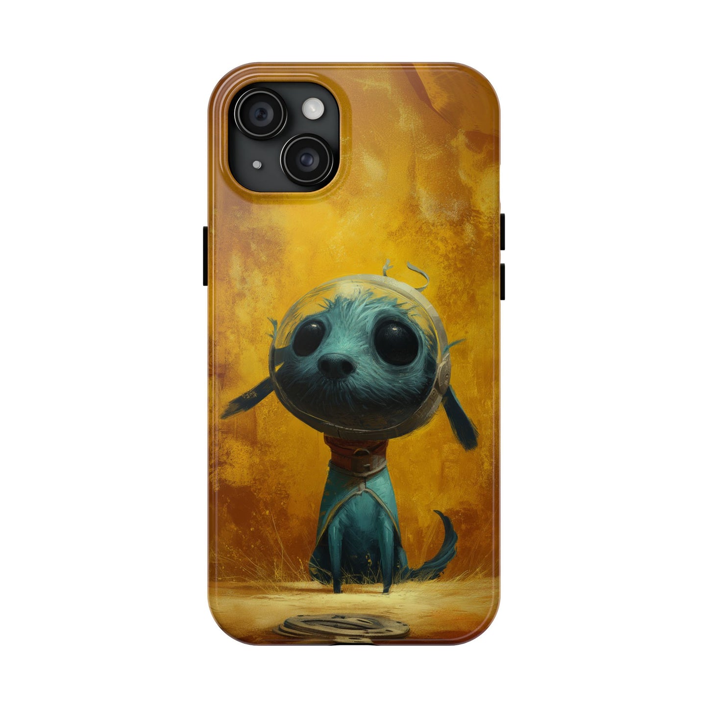 Cute Dog Art Tough Phone Case - Stylish & Protective