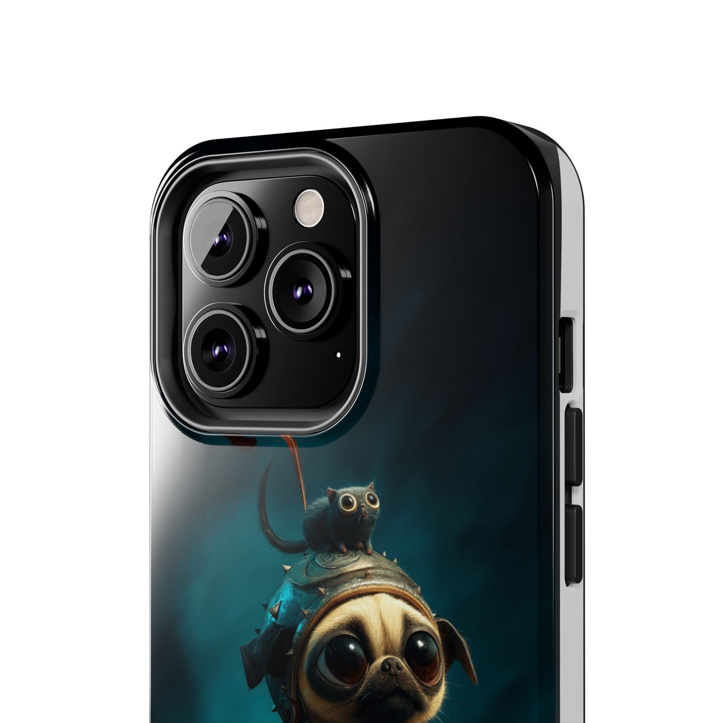 Cute Pug Adventure Tough Phone Case - Durable Protection for Pet Lovers
