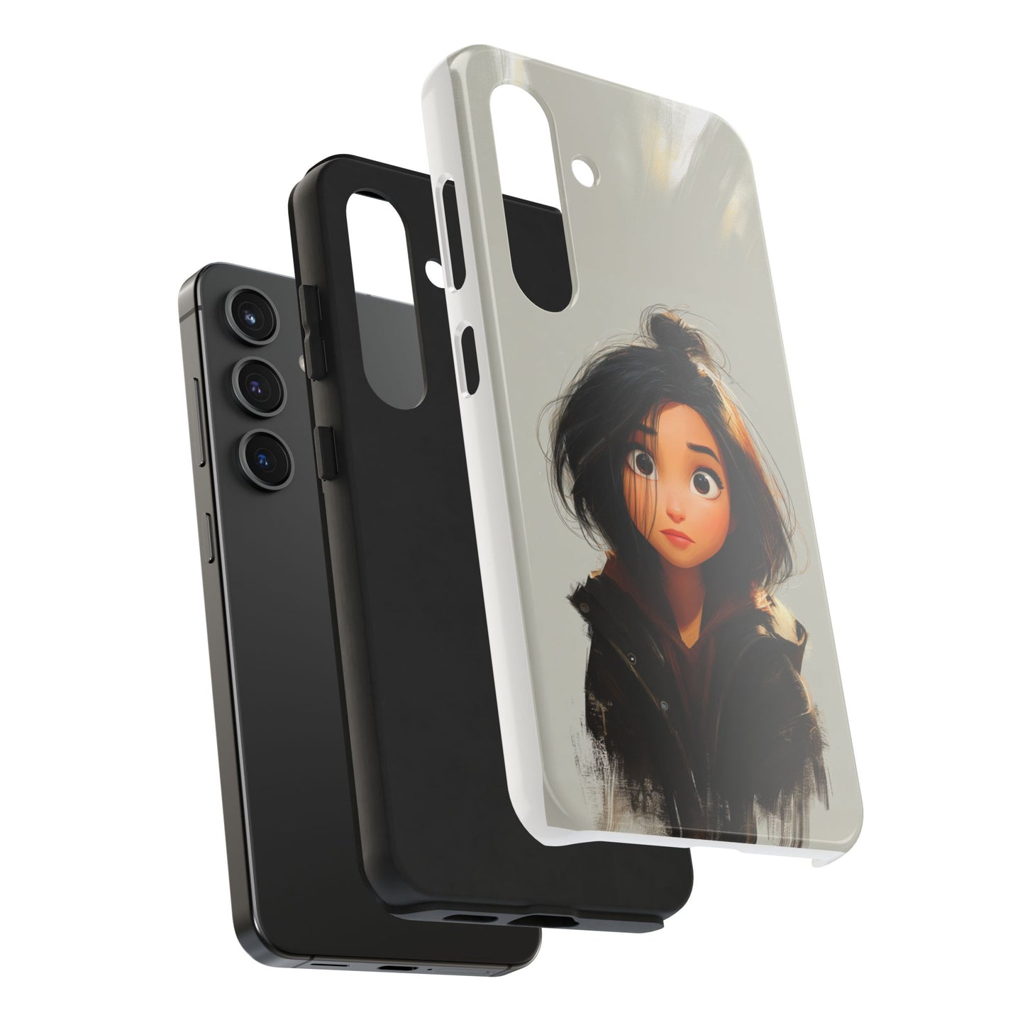 Artistic Tough Phone Case - Unique Design for Creative Souls