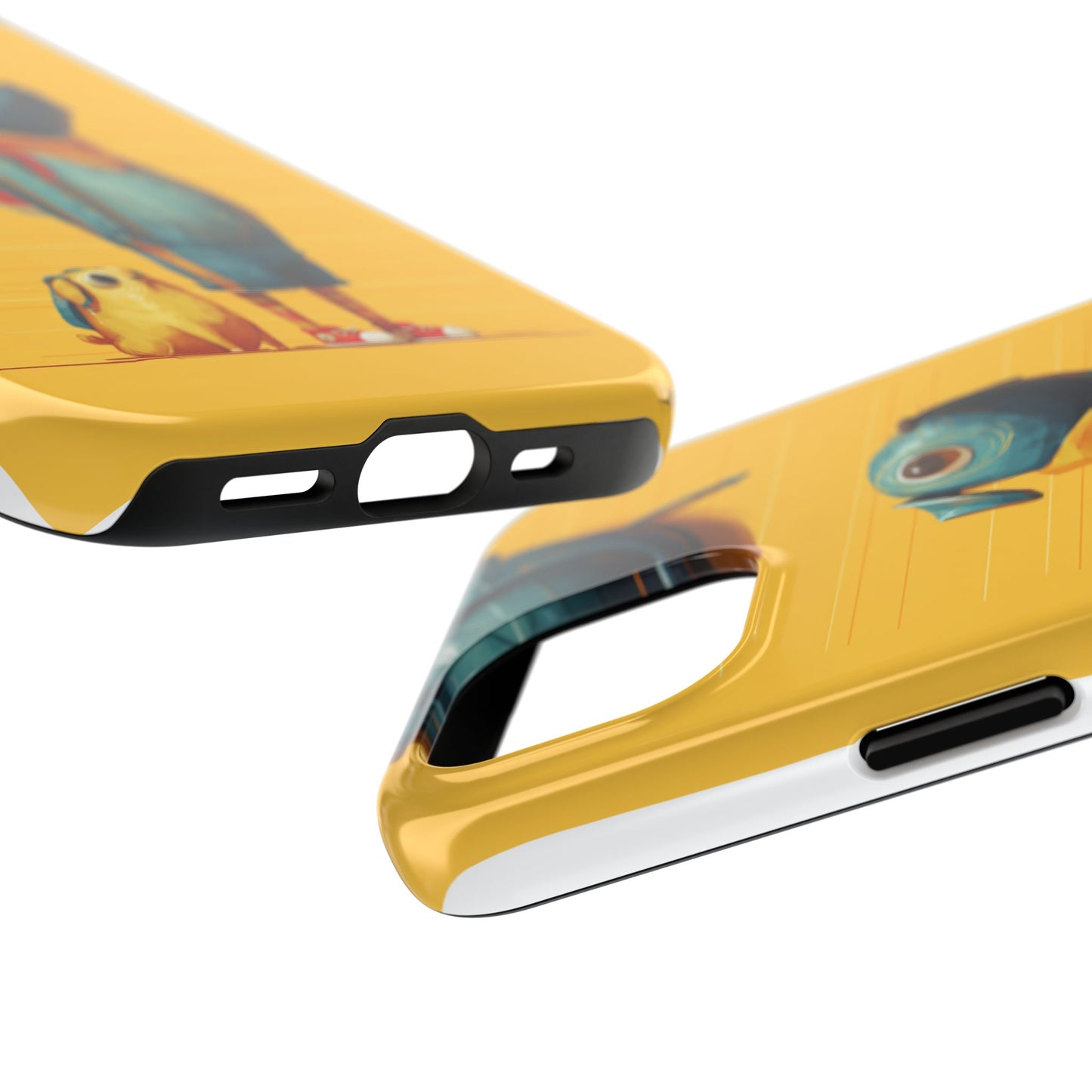 Colorful Animal Art Tough Phone Case - Perfect for Pet Lovers & Kids