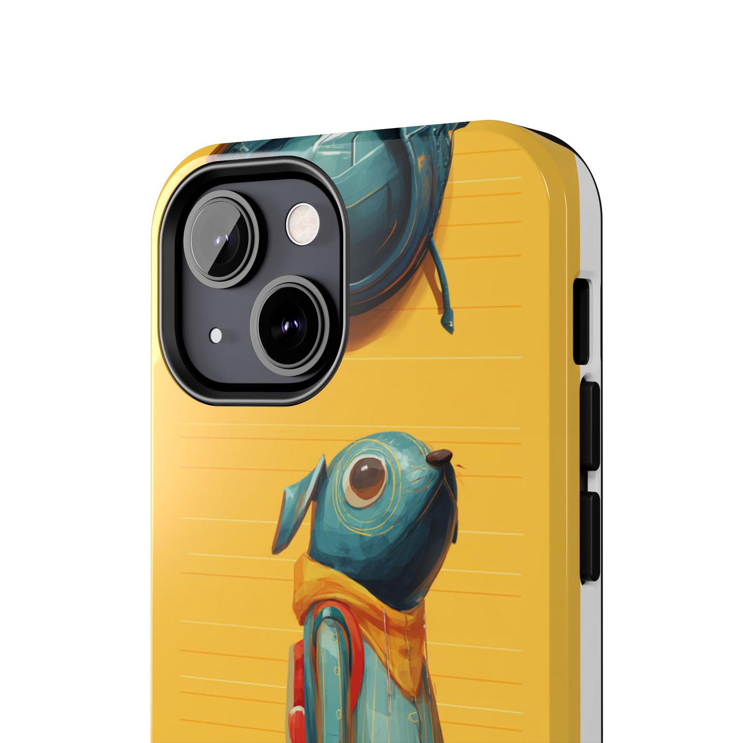 Colorful Animal Art Tough Phone Case - Perfect for Pet Lovers & Kids