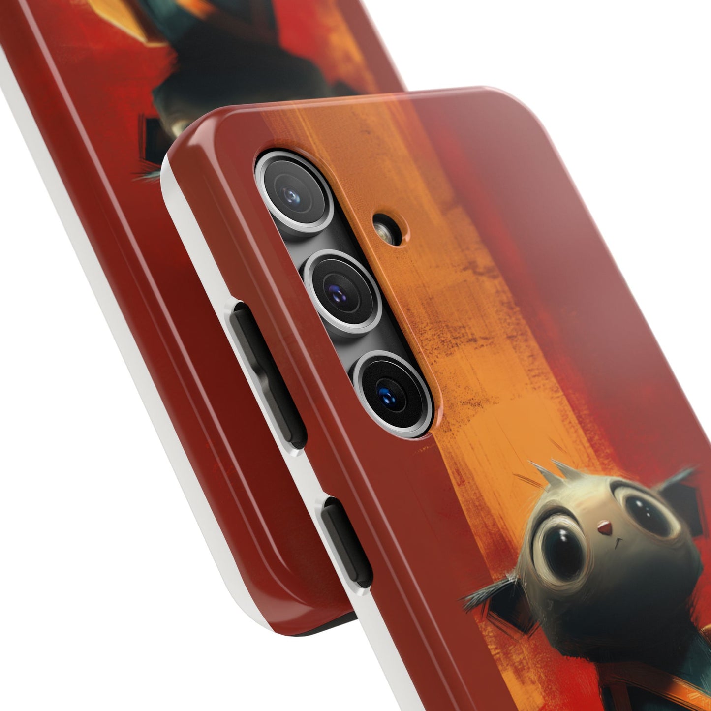 Adventurous Character Tough Phone Case - Durable Protection for Creative Souls