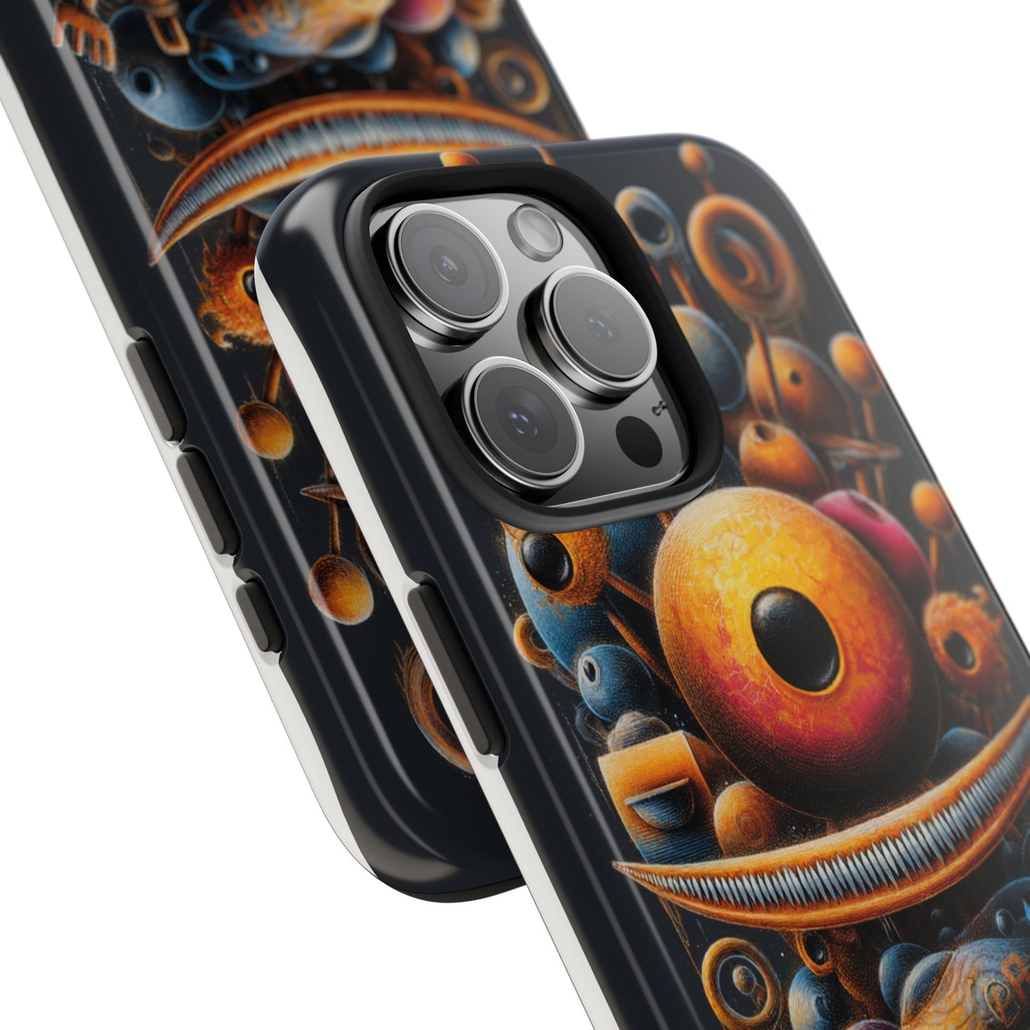 Unique Tough Phone Case with Abstract Art Design