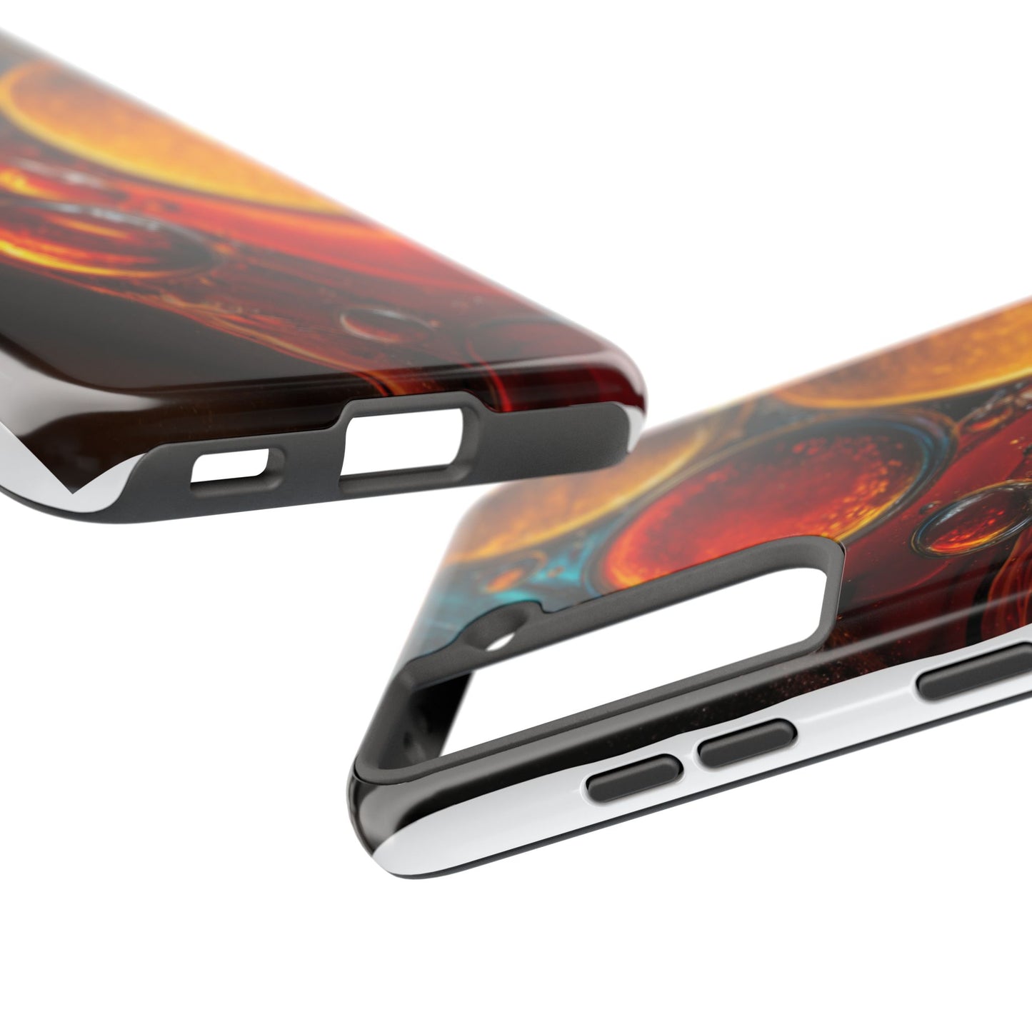 Vibrant Abstract Tough Phone Case - Protective Cover with Colorful Design