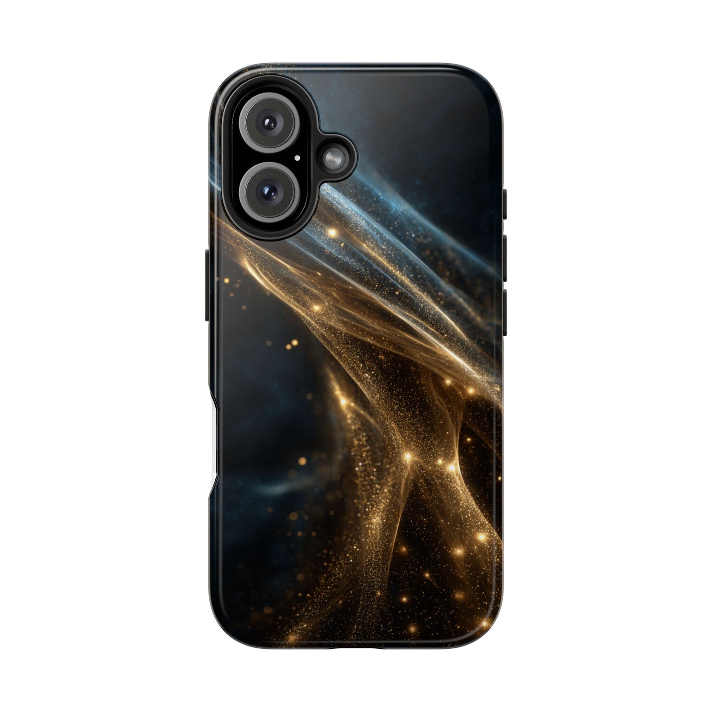 Stunning Gold Swirl Tough Phone Case - Stylish Protection with Elegance