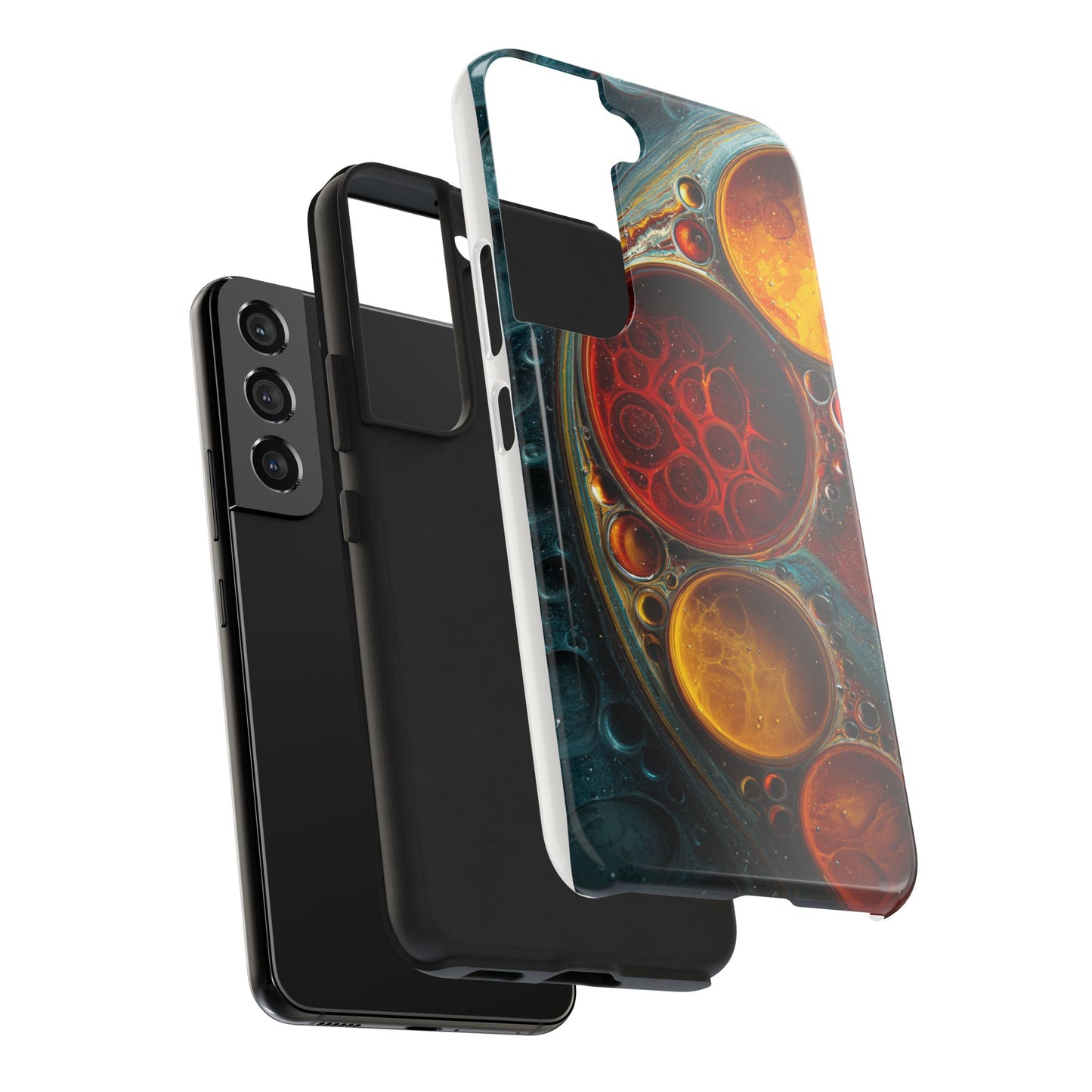 Vibrant Abstract Tough Phone Case - Durable Protection with Artistic Design