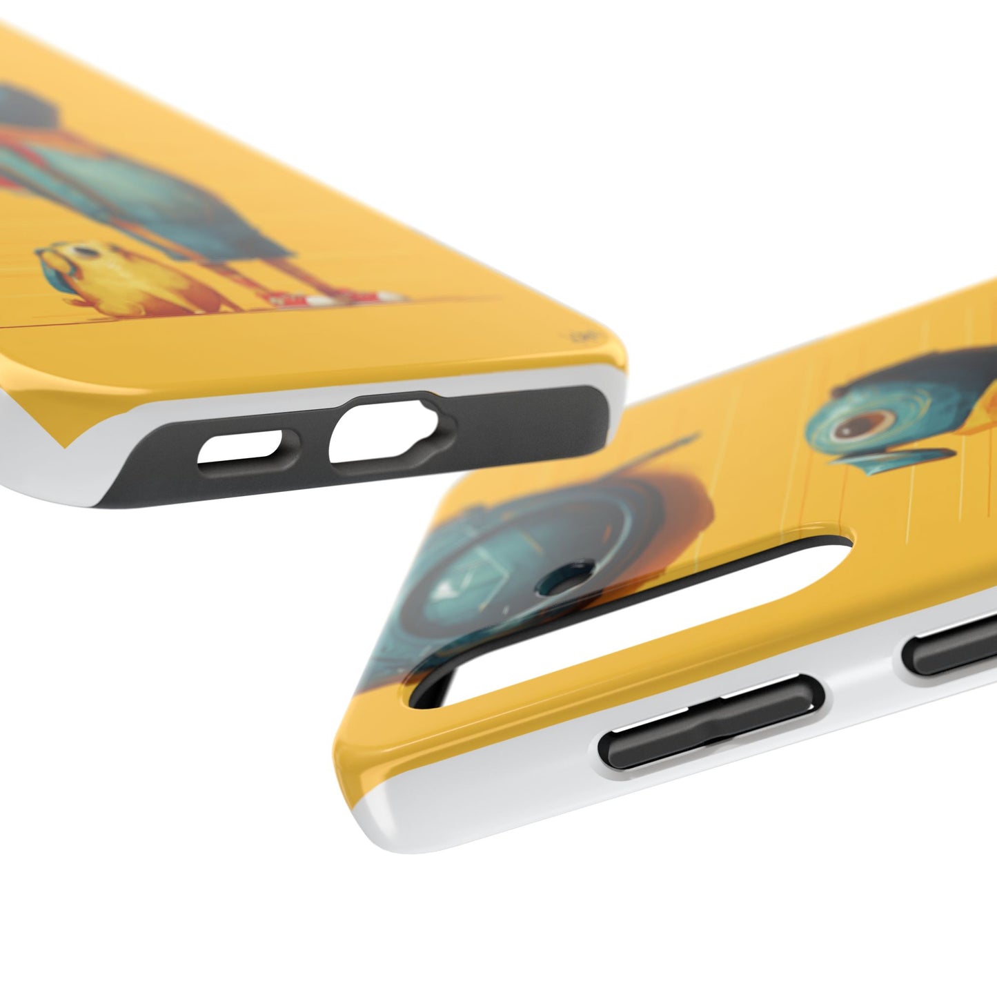 Colorful Animal Art Tough Phone Case - Perfect for Pet Lovers & Kids
