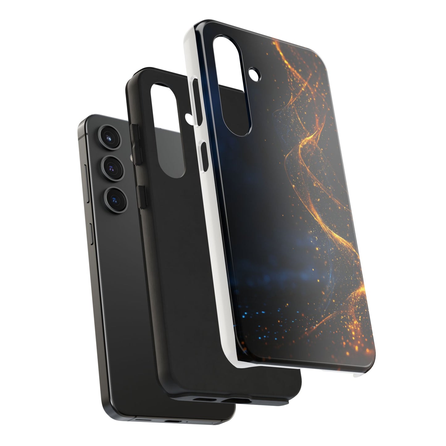 Galaxy Sparkle Tough Phone Case - Durable Protection with Elegant Design