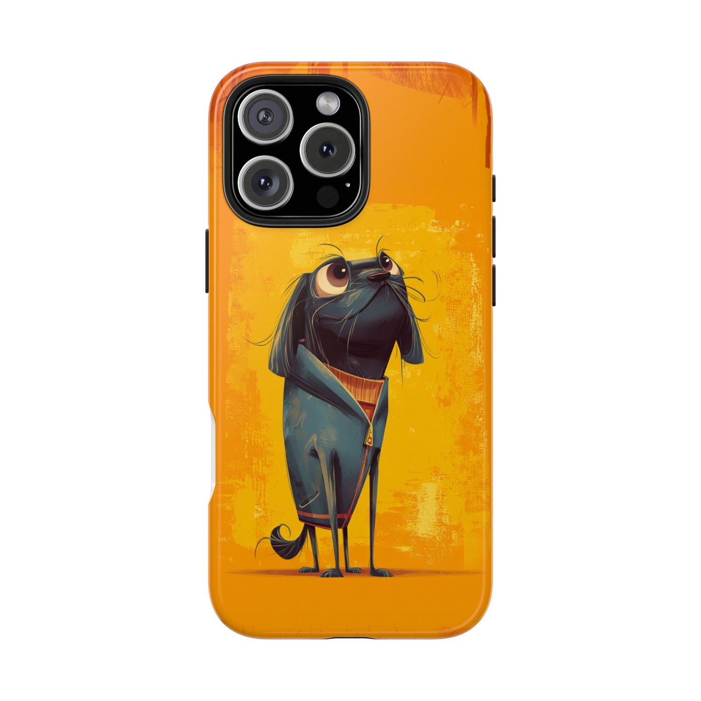 Fun Dog Art Tough Phone Case - Durable Pet Lover Gift
