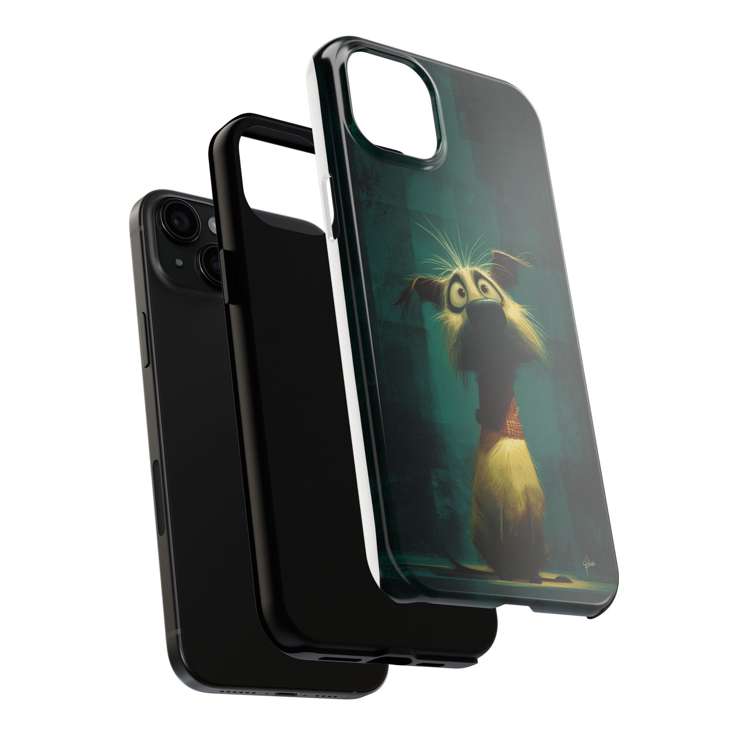 Cute Pet-Inspired Tough Phone Case - Ideal for Animal Lovers