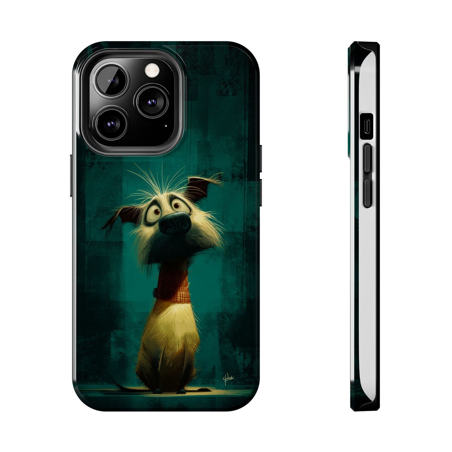 Cute Pet-Inspired Tough Phone Case - Ideal for Animal Lovers