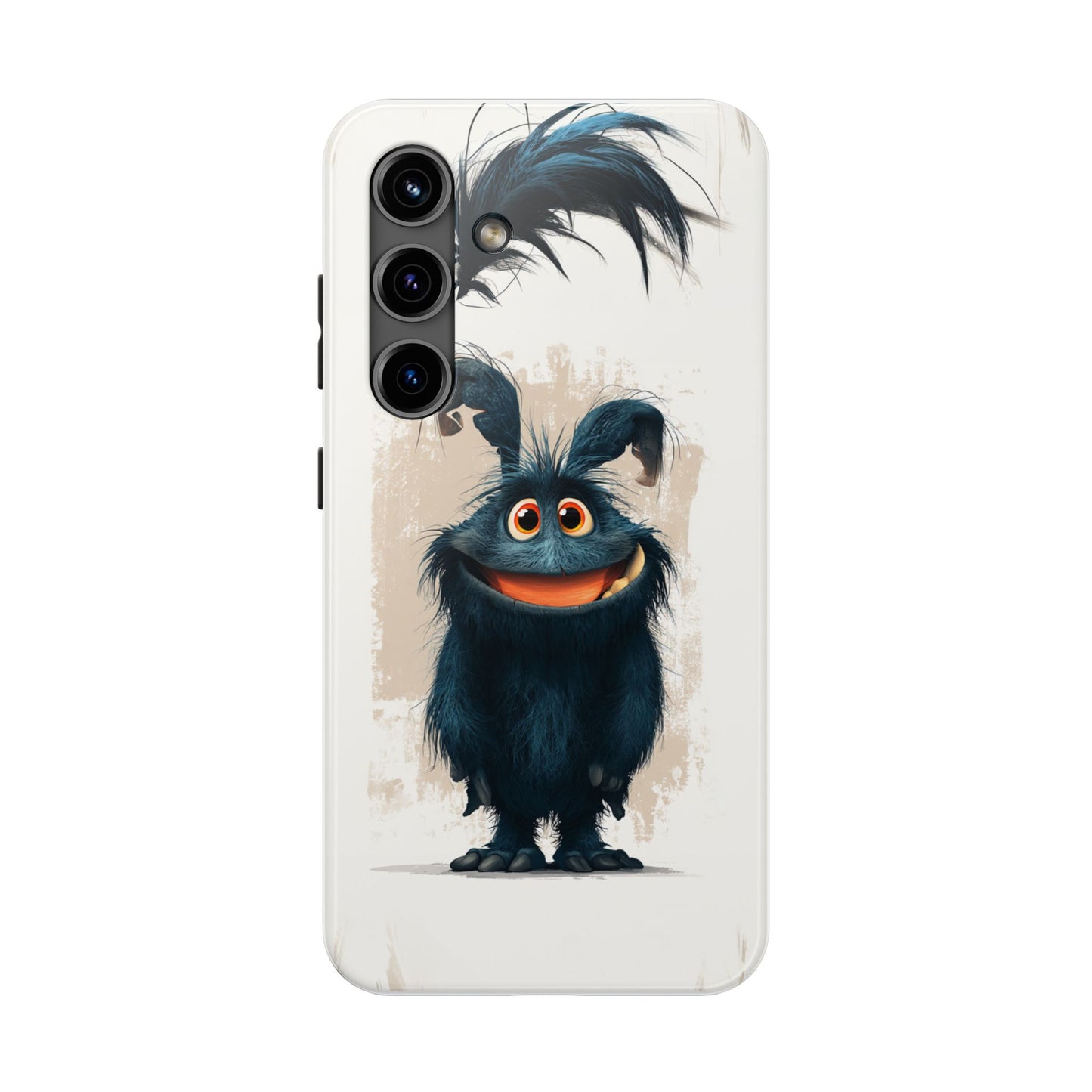 Whimsical Monster Tough Phone Case - Durable Protection for Fun-Loving Individuals