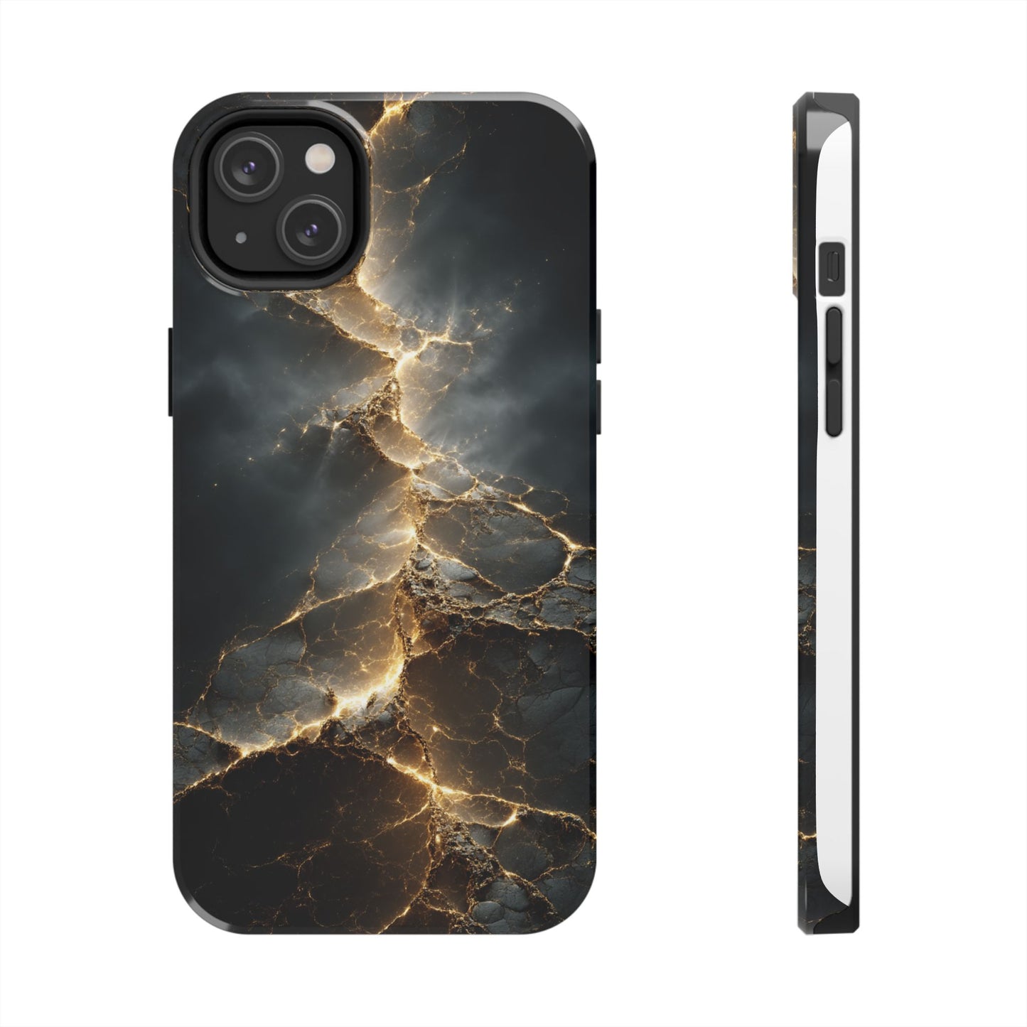 Majestic Marble Phone Case - Tough Protective Cover with Gold Veins