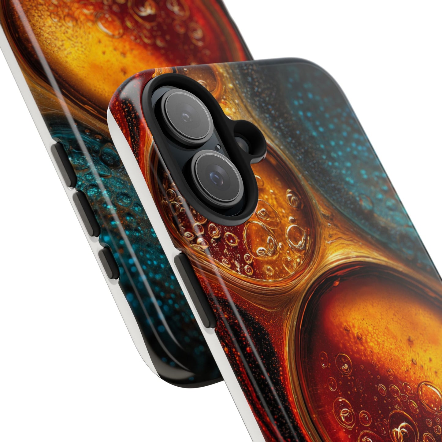 Vibrant Abstract Tough Phone Case – Bubble Design for Ultimate Protection