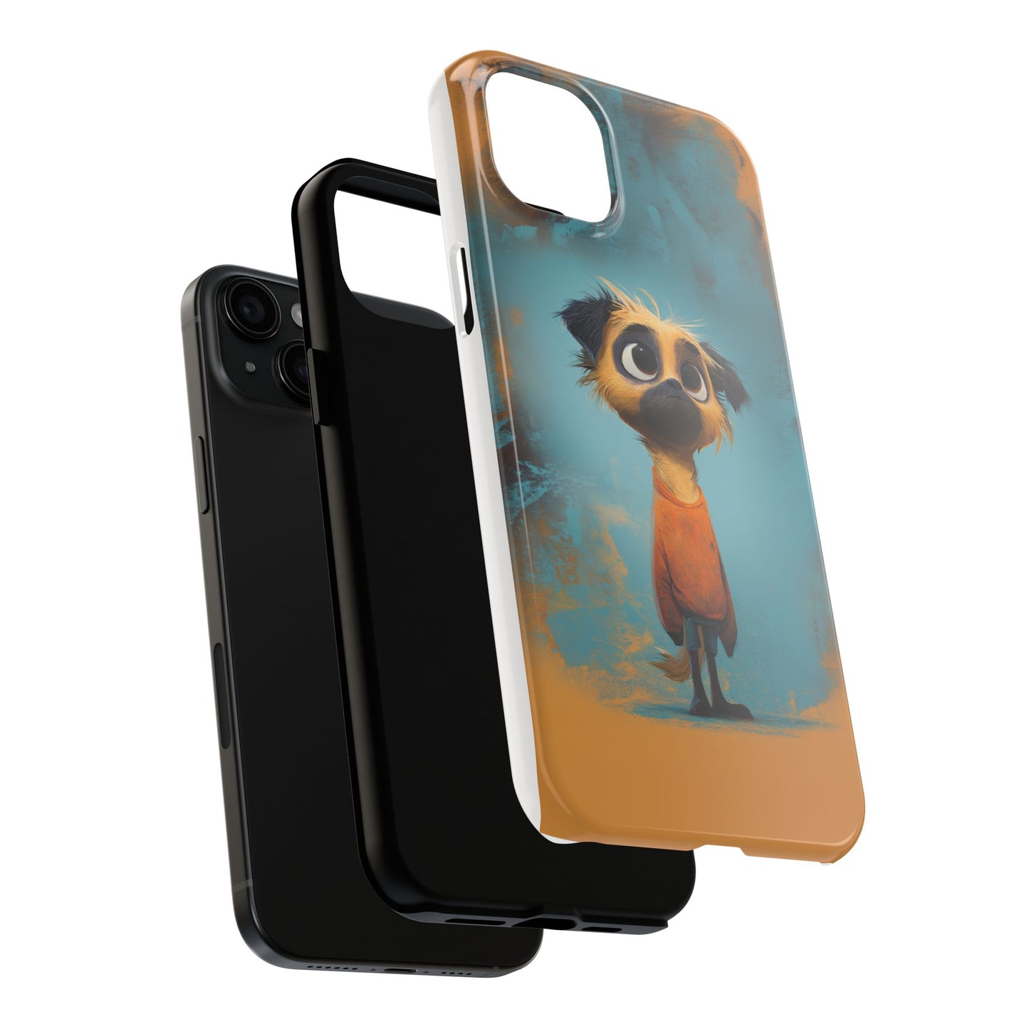 Cute Cartoon Dog Tough Phone Case for Pet Lovers