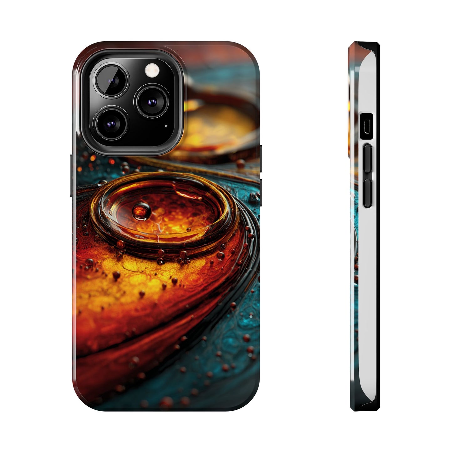 Artistic Tough Phone Case – Abstract Colorful Design for Unique Protection