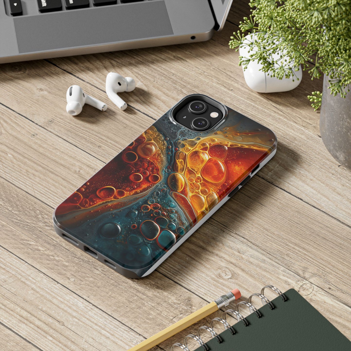 Vibrant Abstract Tough Phone Case - Protect Your Device with Style