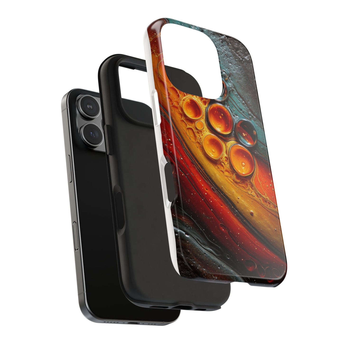 Artistic Tough Phone Case - Unique Abstract Design for Durable Protection