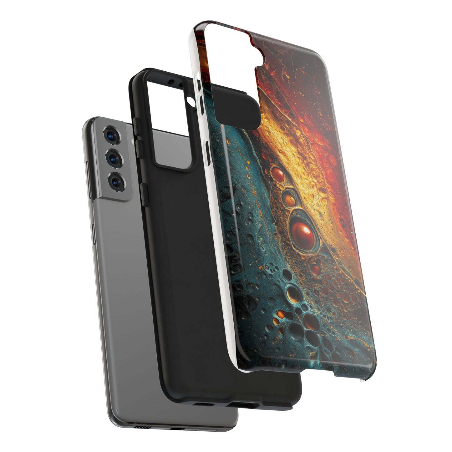 Abstract Colorful Tough Phone Case - Protective Cover with Unique Design
