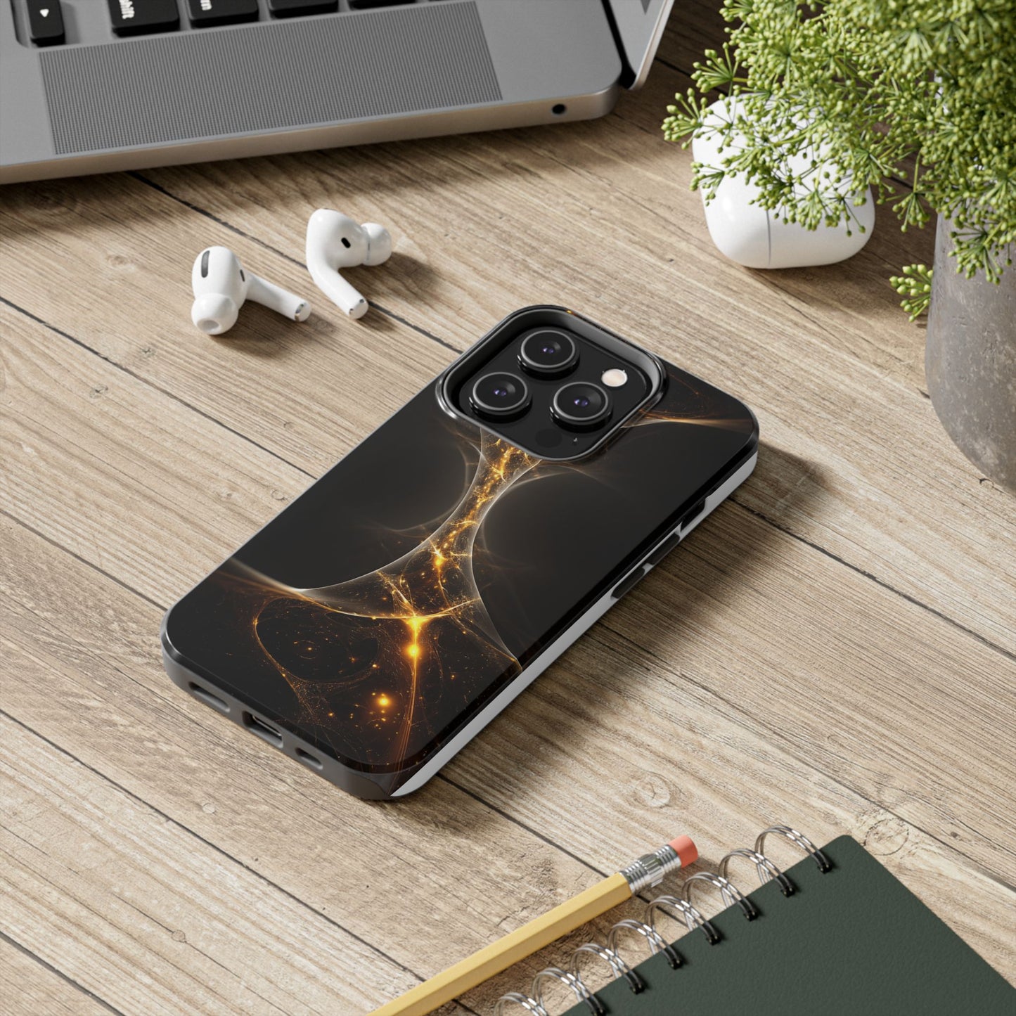 Cosmic Glow Tough Phone Case - Durable Protection with Stellar Design