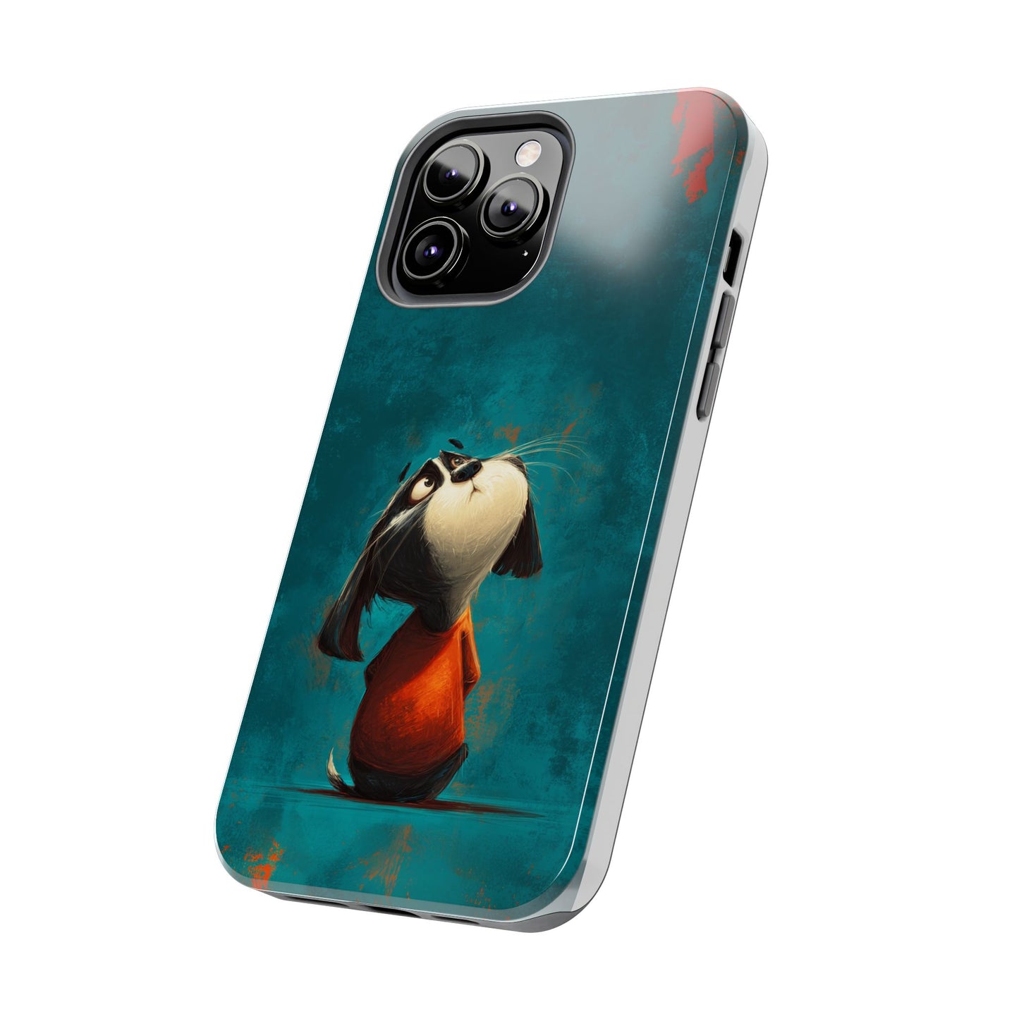 Whimsical Dog Tough Phone Case - Perfect for Pet Lovers!