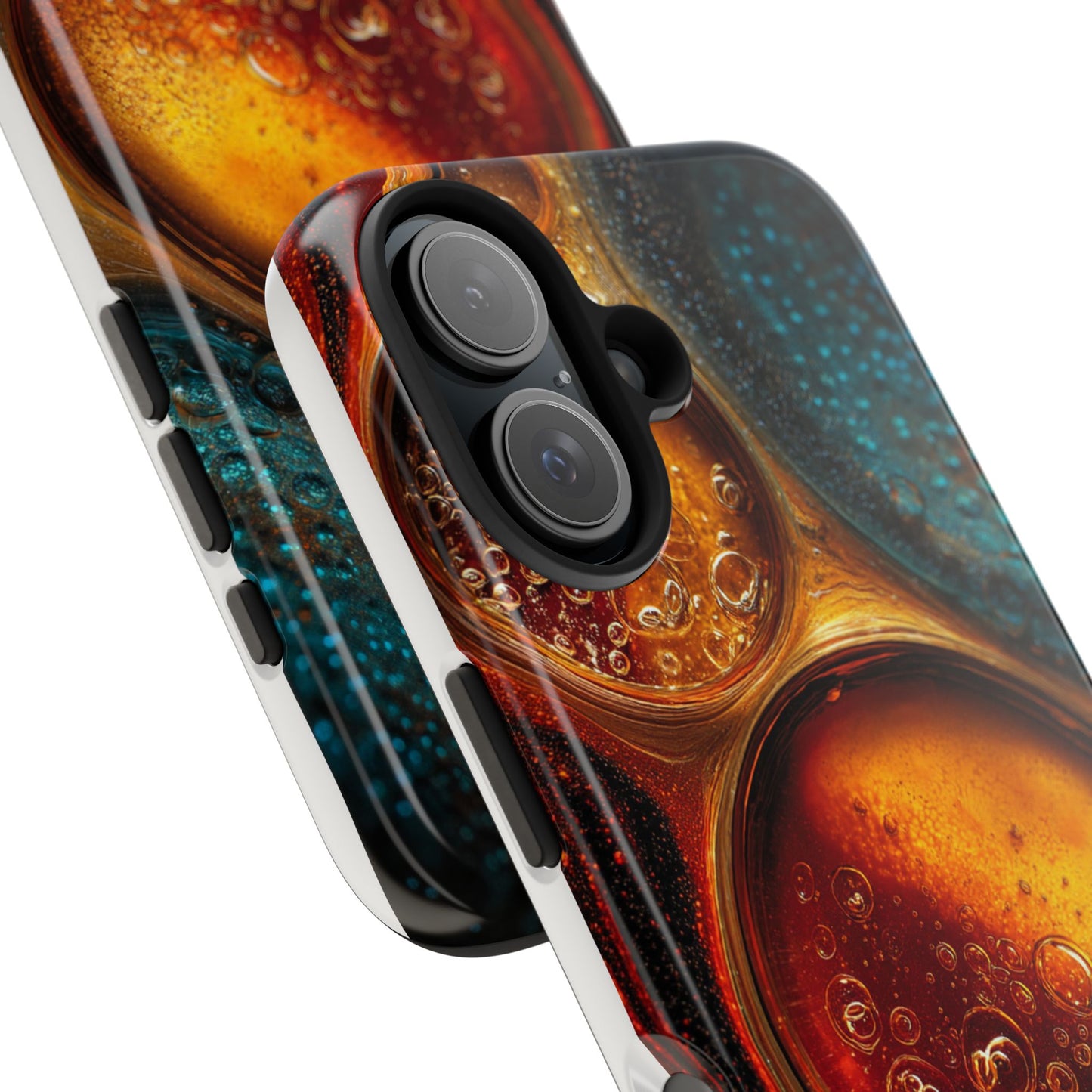 Vibrant Abstract Tough Phone Case – Bubble Design for Ultimate Protection