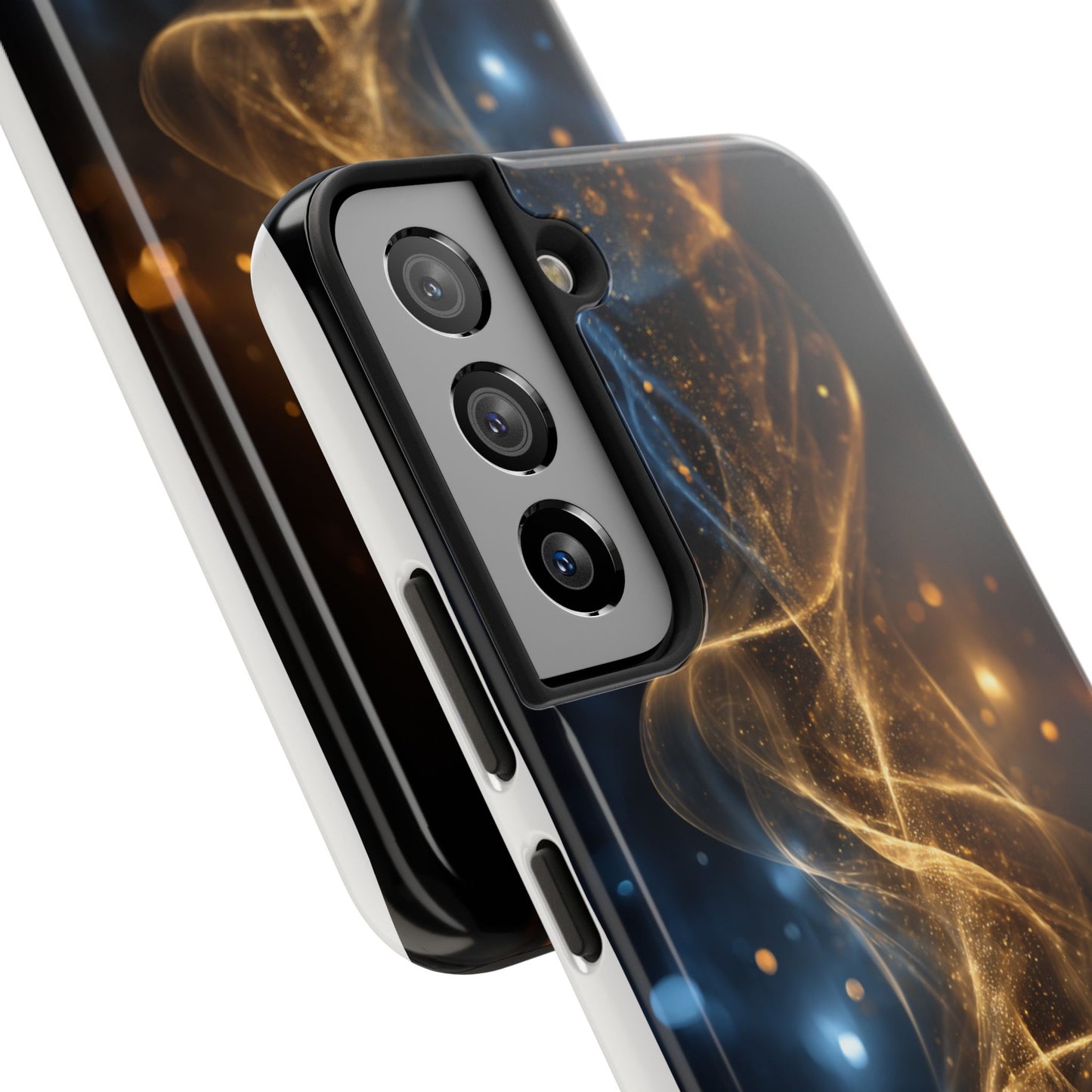 Stylish Tough Phone Cases with Sparkling Swirls Design