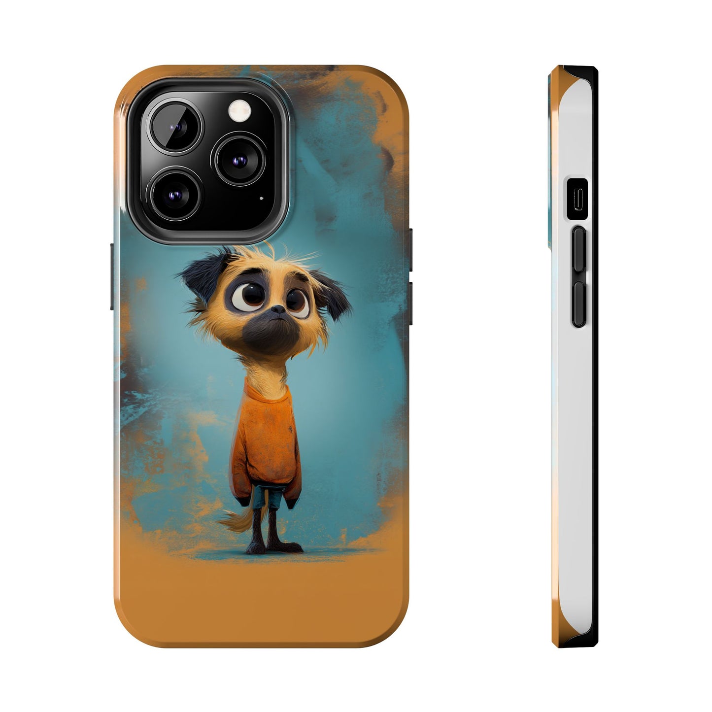 Cute Cartoon Dog Tough Phone Case for Pet Lovers