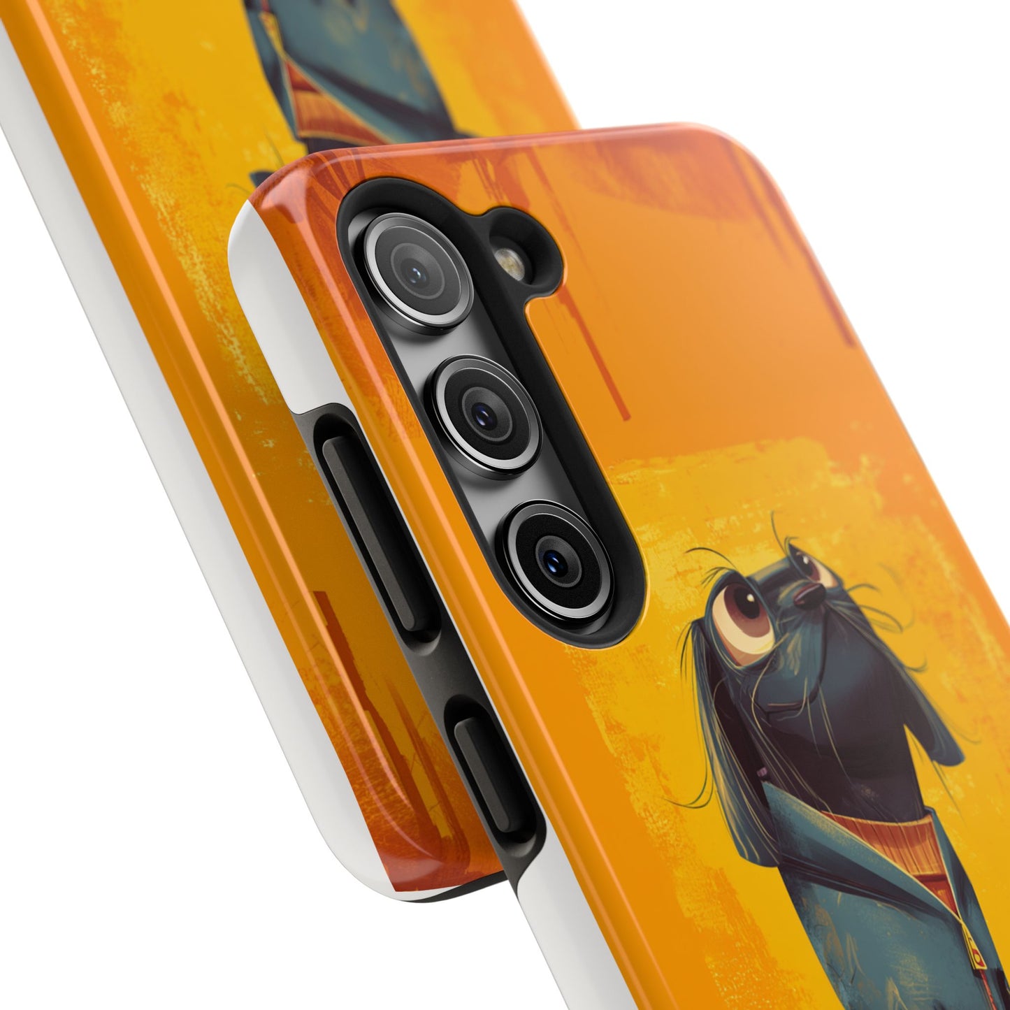 Fun Dog Art Tough Phone Case - Durable Pet Lover Gift