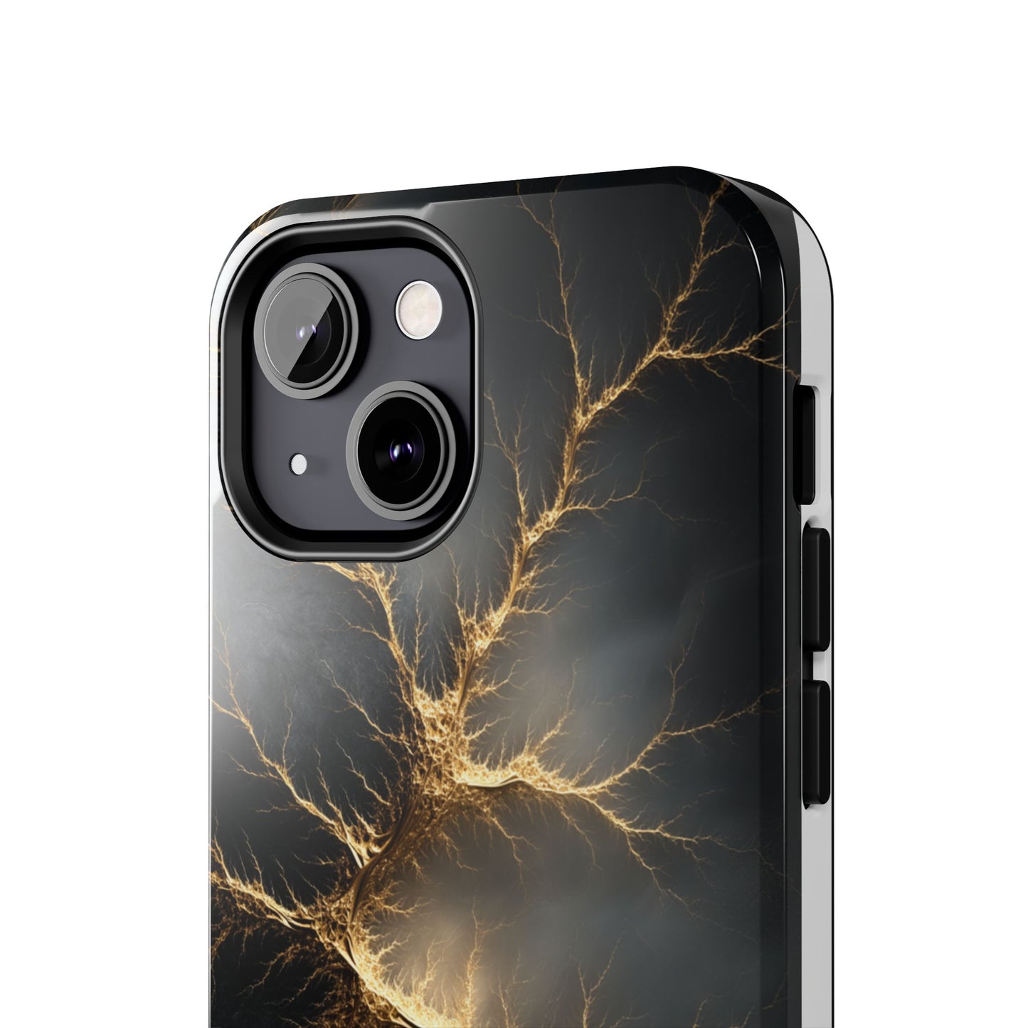 Electric Lightning Tough Phone Case - Durable Protection with Striking Design