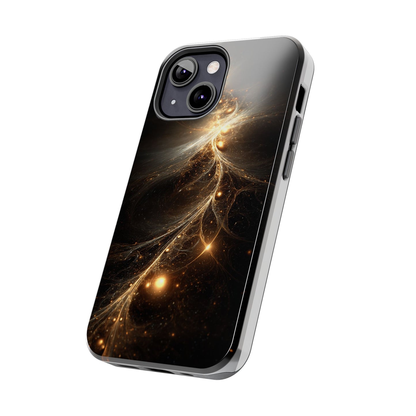 Cosmic Glow Tough Phone Case - Galaxy Design for Sci-Fi Lovers
