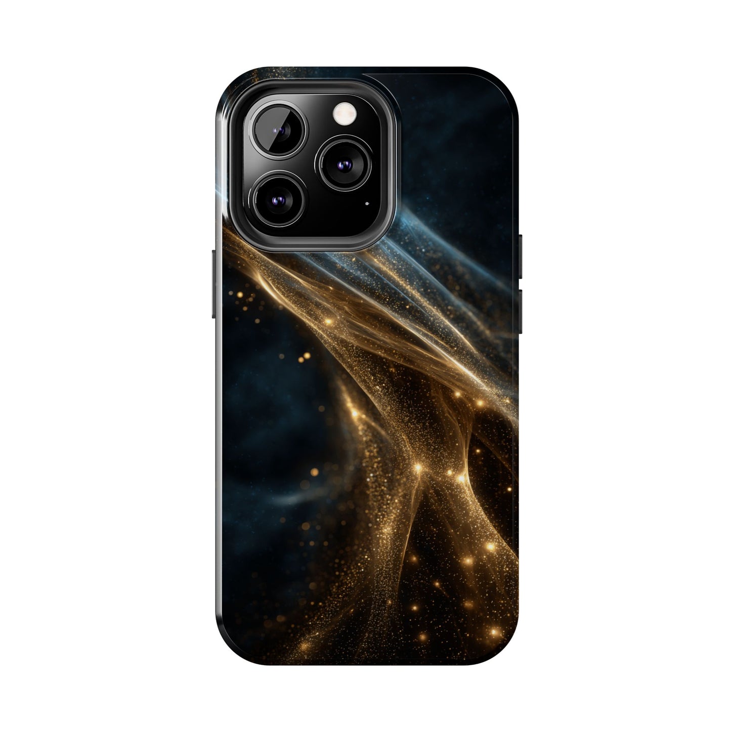 Stunning Gold Swirl Tough Phone Case - Stylish Protection with Elegance