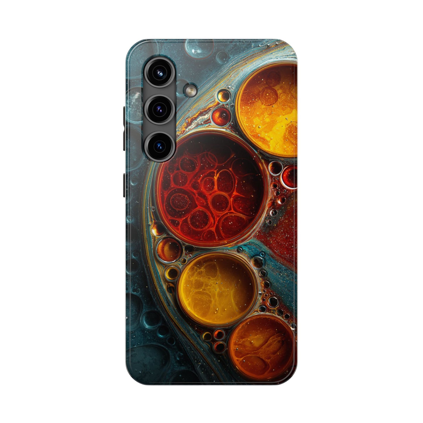 Vibrant Abstract Tough Phone Case - Durable Protection with Artistic Design