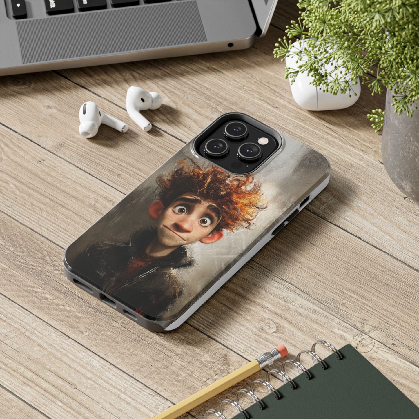 Whimsical Tough Phone Case – Unique Art Design for Creative Souls