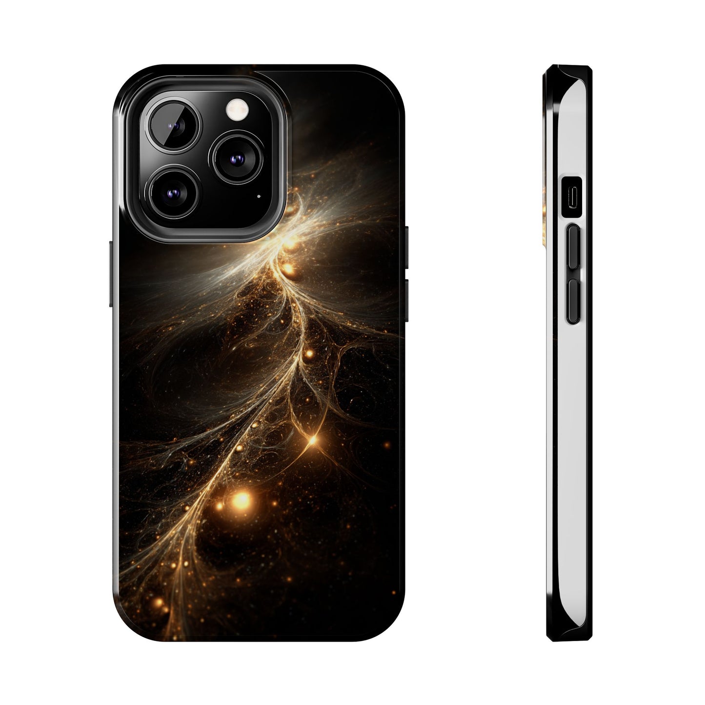 Cosmic Glow Tough Phone Case - Galaxy Design for Sci-Fi Lovers