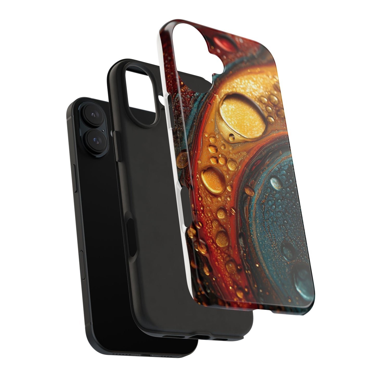 Vibrant Watercolor Tough Phone Case - Colorful Abstract Design