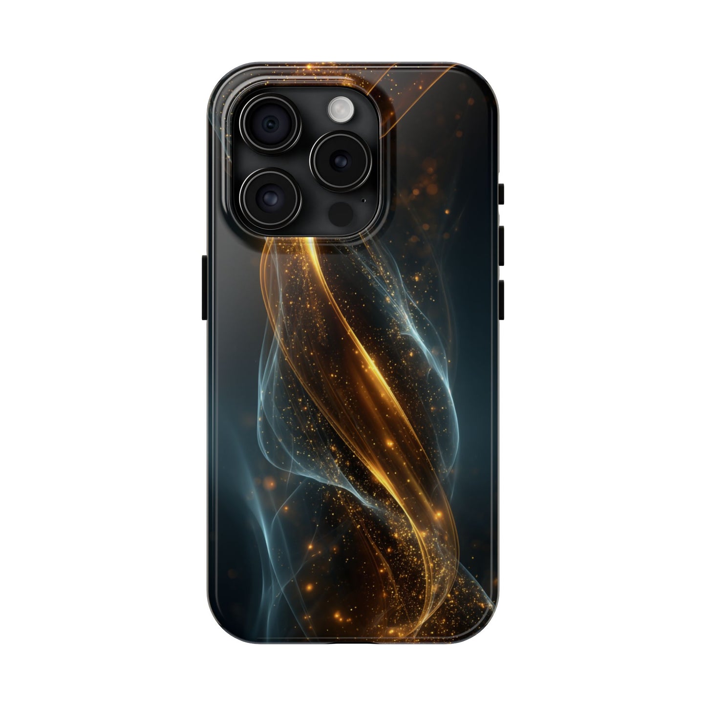 Stylish Tough Phone Case with Elegant Swirl Design