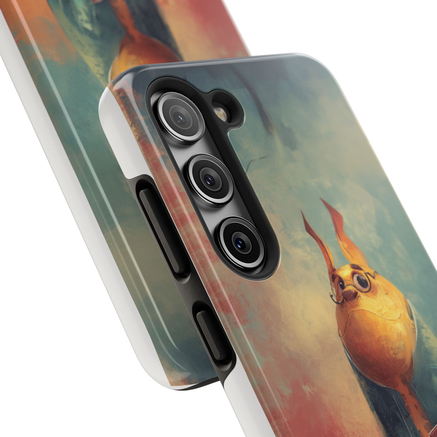 Animal Art Tough Phone Cases, Cute Character Phone Protector, Unique Cartoon Phone Cover, Fun Gift for Kids, Birthday or Holiday Present